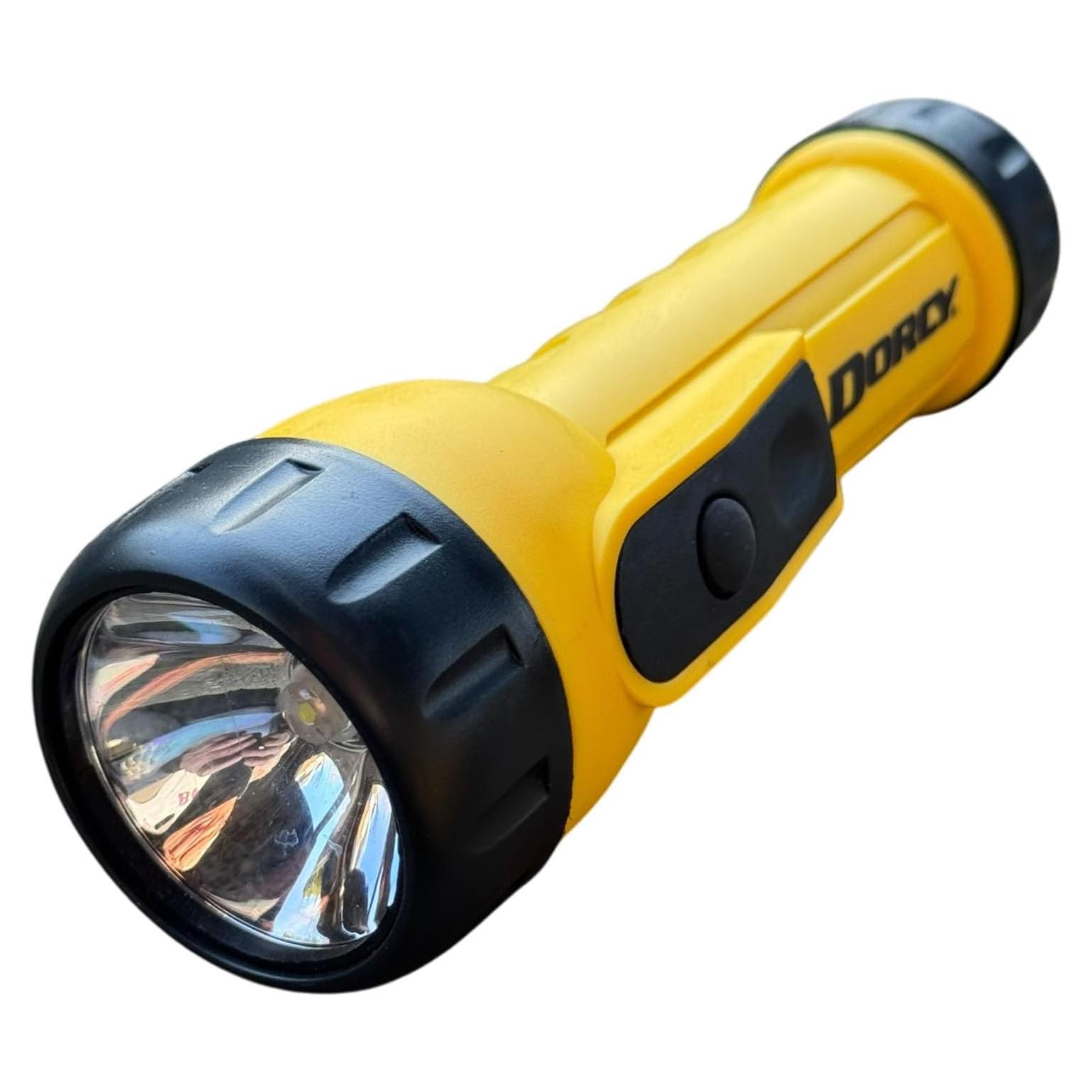 Linterna de Trabajo Dorcy 41-2350 Amarilla 20 Lúmenes 123h