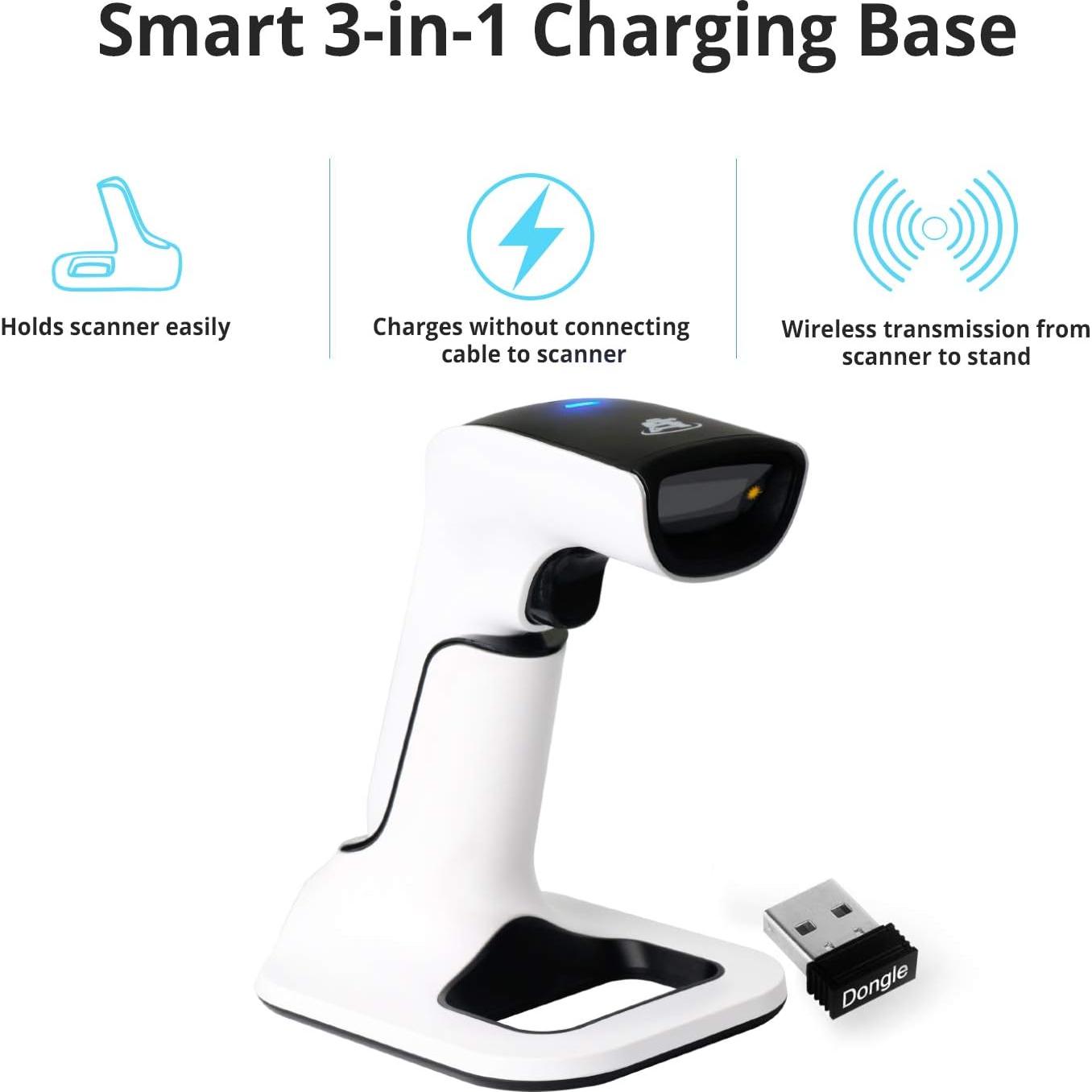 Escáner de Códigos de Barras Inalámbrico ScanAvenger 1D&2D