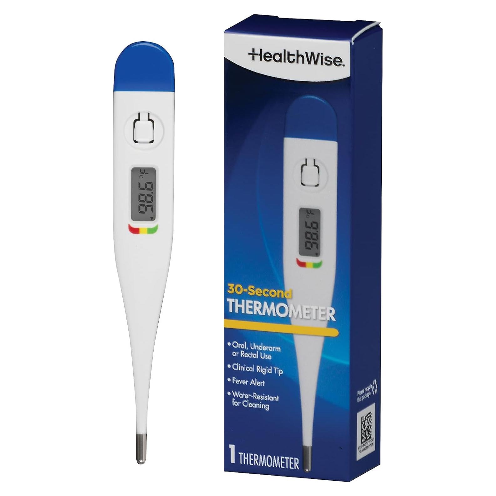 Termómetro Digital Healthwise 30 Segundos con Alerta de Fiebre