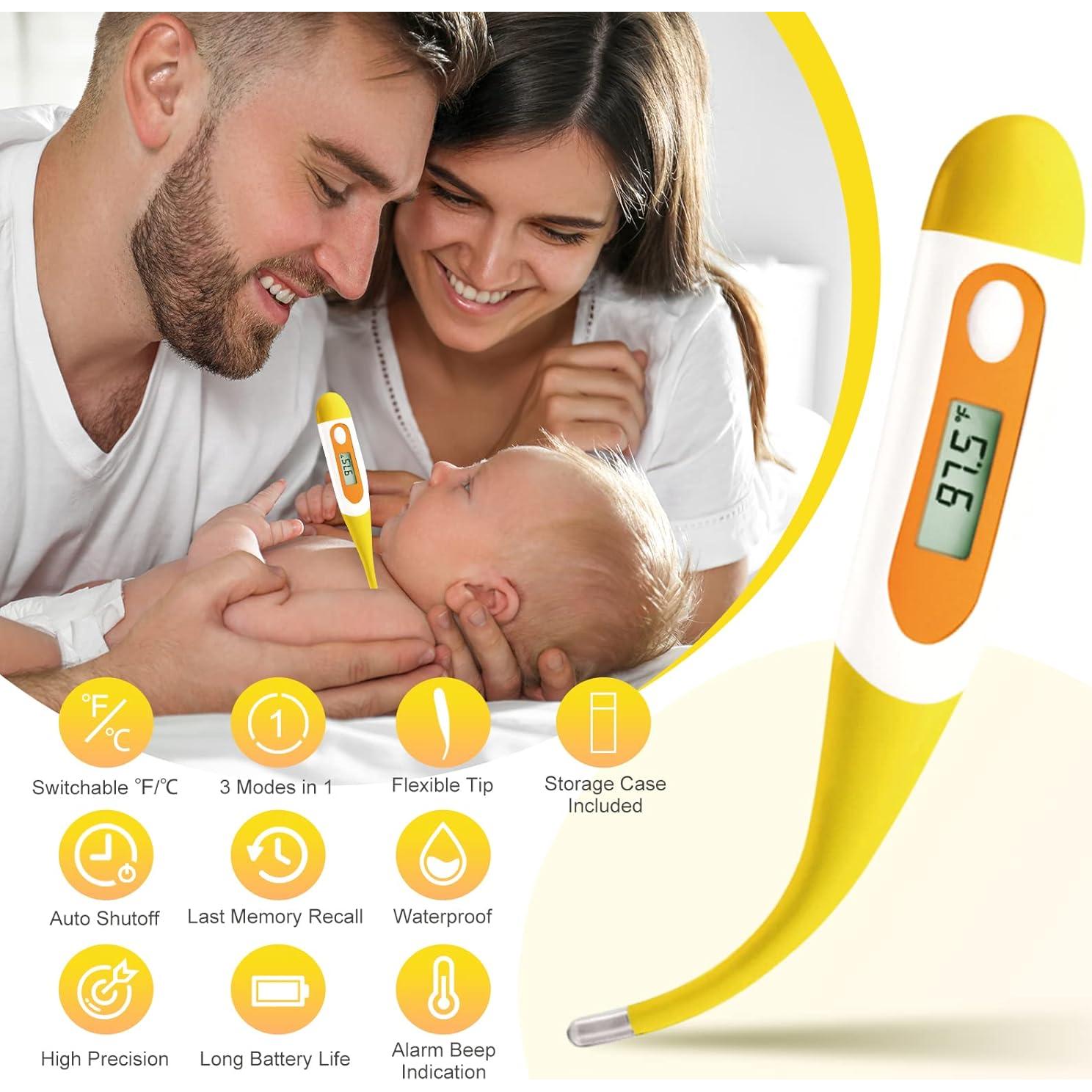 Termómetro Digital Easy@Home EMT-021 para Adultos y Bebés