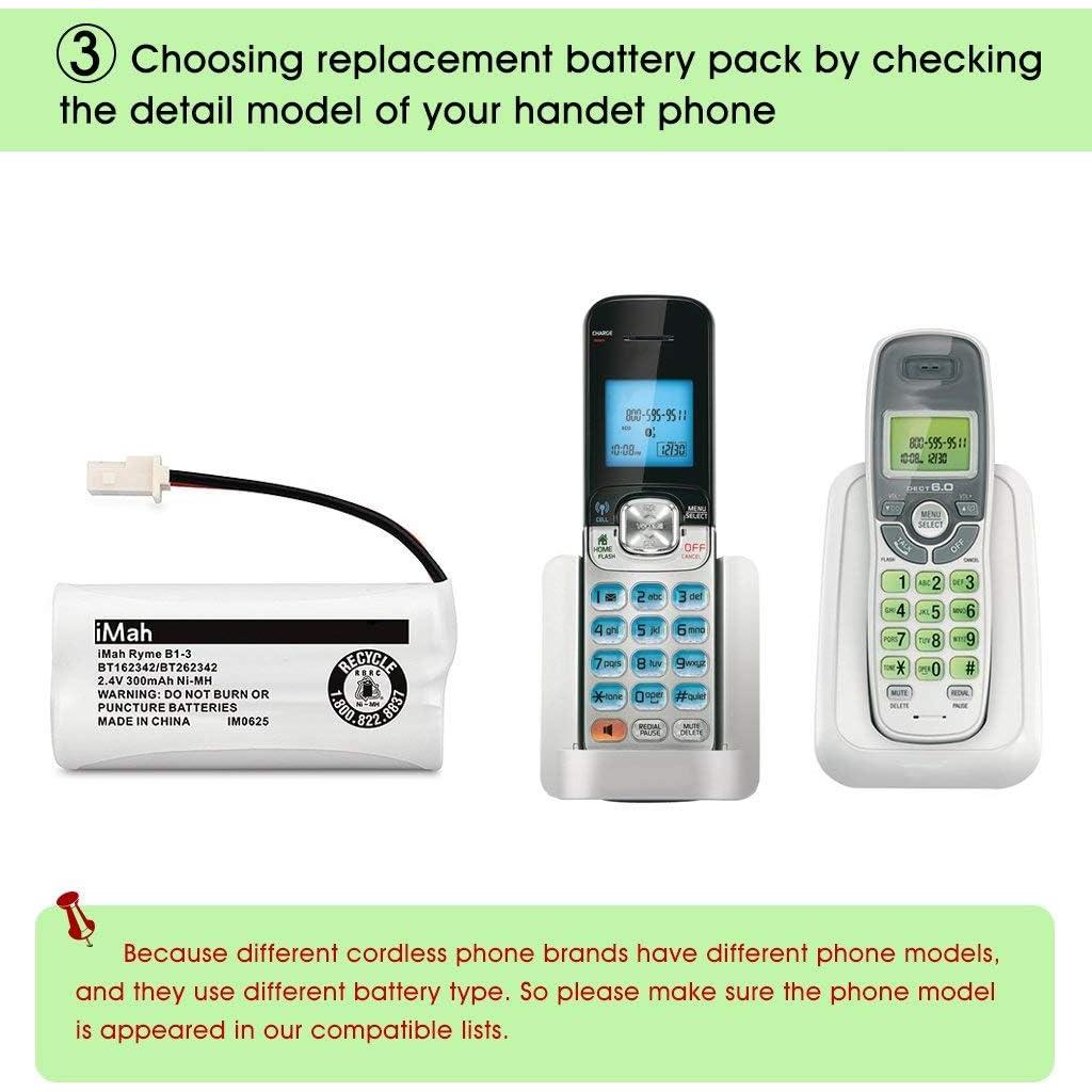 Baterías Inalámbricas iMah BT162342/BT262342 2x300mAh AAA