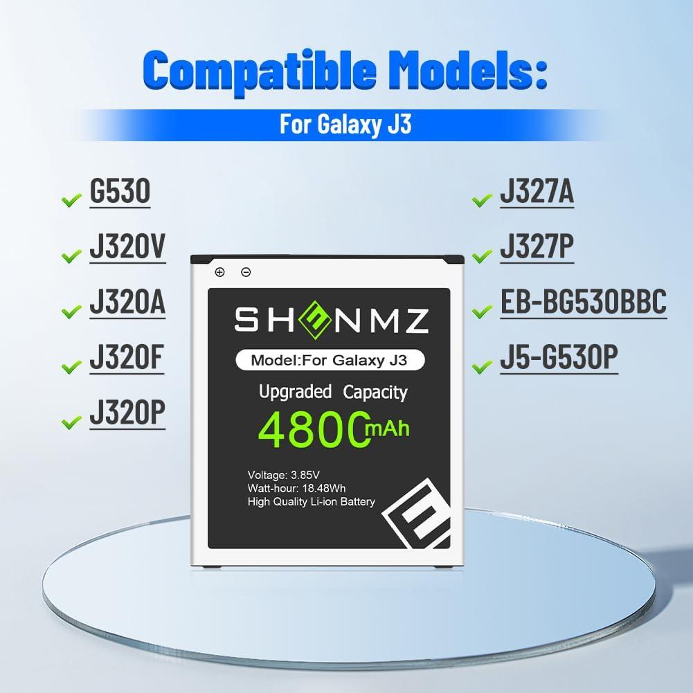 Batería de Reemplazo Galaxy J3 4800mAh ShenZhen Maxpower