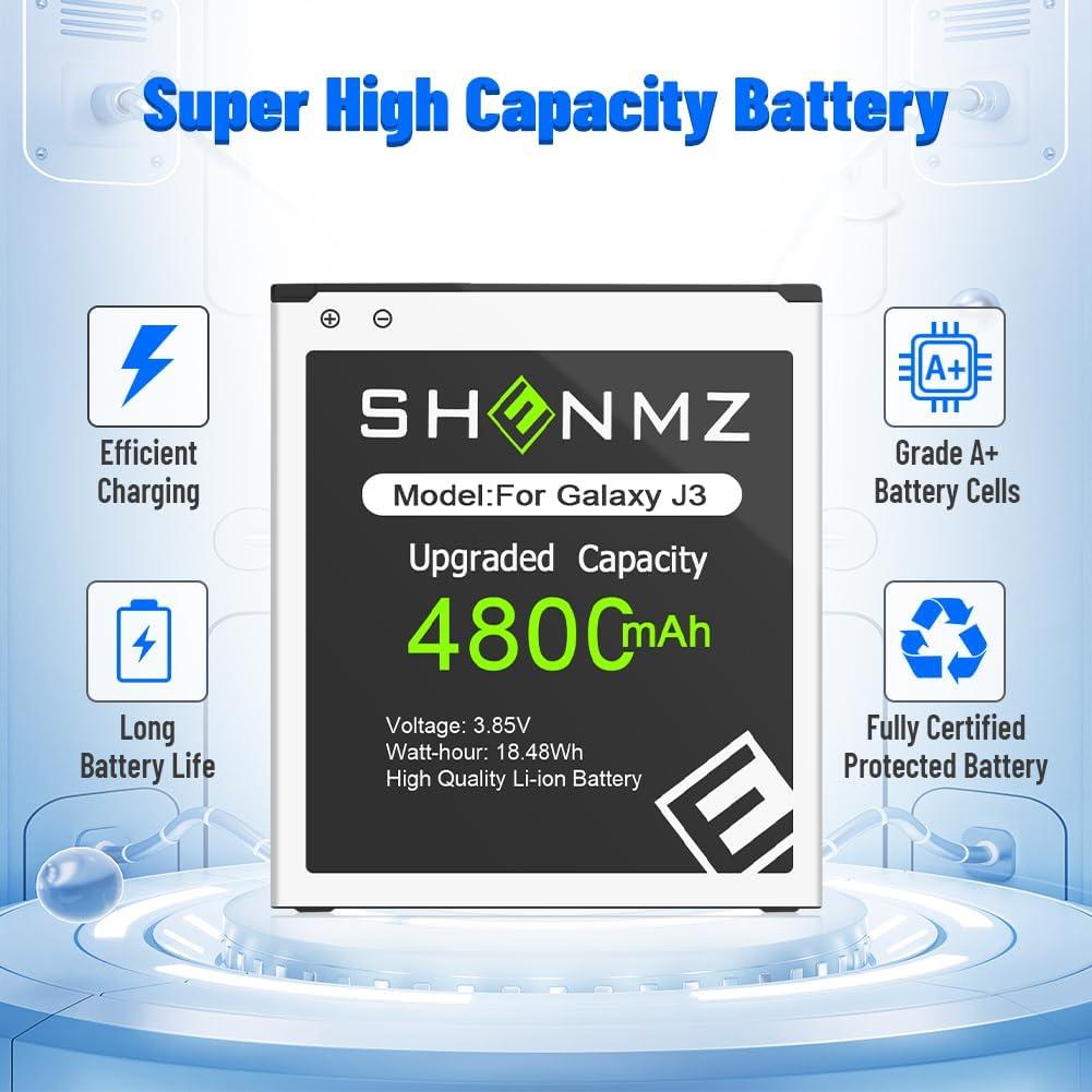 Batería de Reemplazo Galaxy J3 4800mAh ShenZhen Maxpower