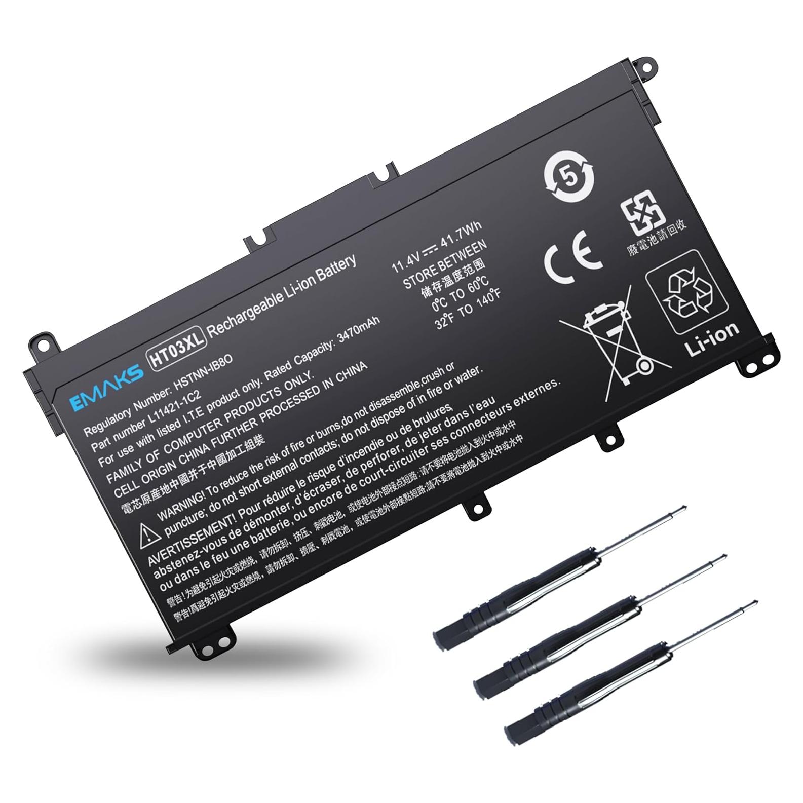 Batería Li-ion HT03XL para HP Pavilion 14 y 15 - 41Wh