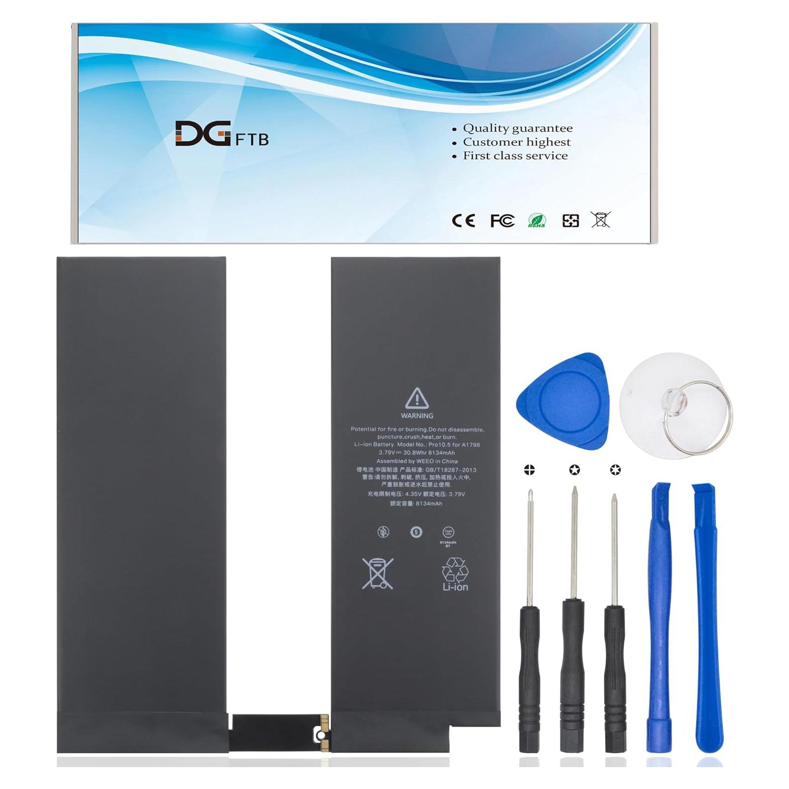 Batería de Reemplazo DGFTB A1798 30.8Wh para iPad Pro 10.5