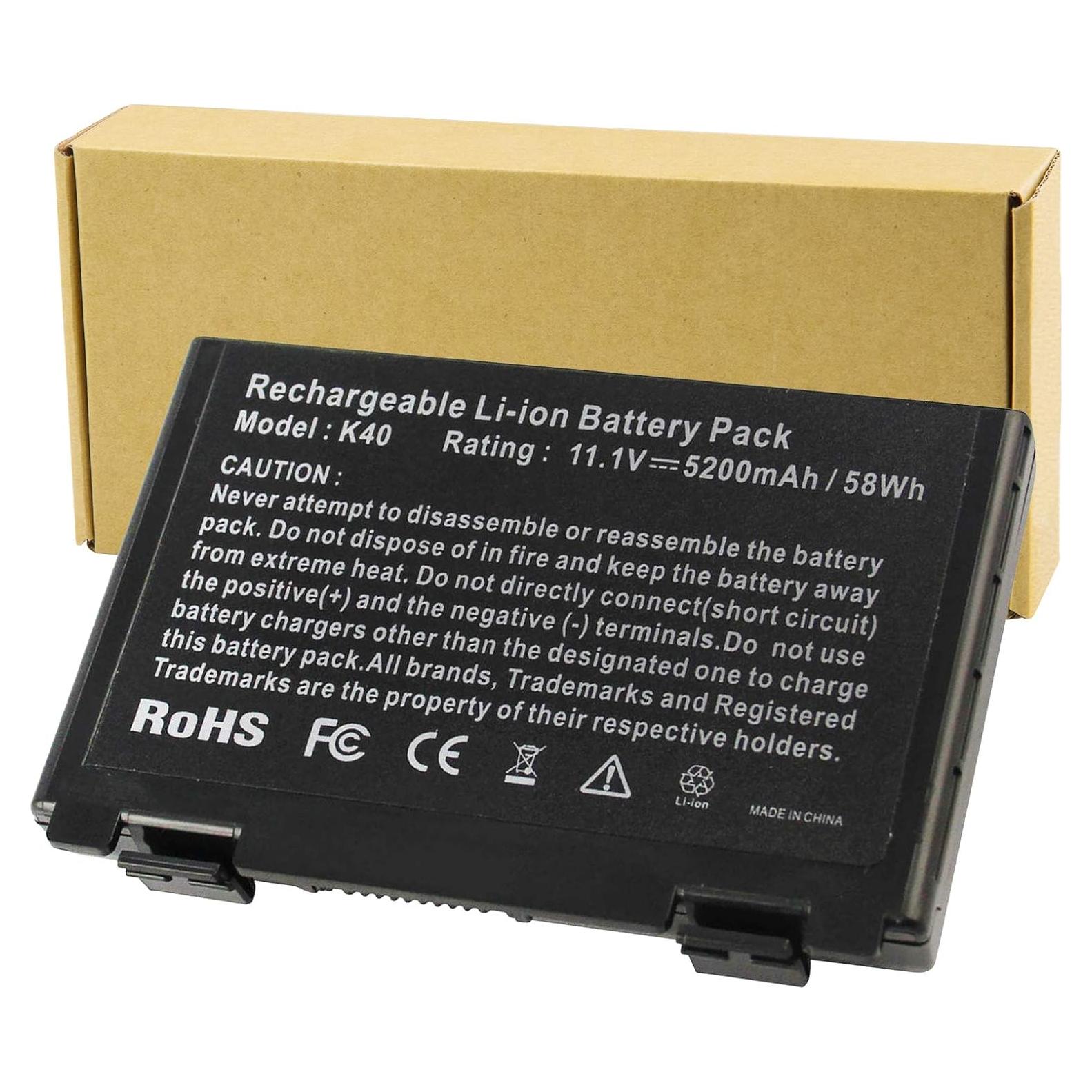 Batería de Laptop Futurebatt 6 Celdas 5200mAh para ASUS K61IC