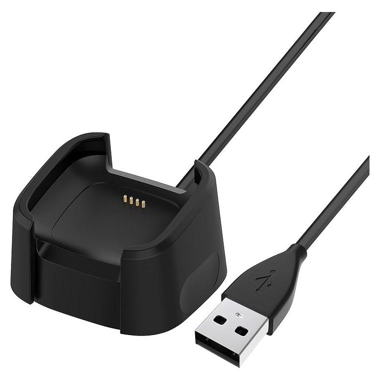 Cable de Carga USB 1m Bicmice para Fitbit Versa 2 - Carga Rápida
