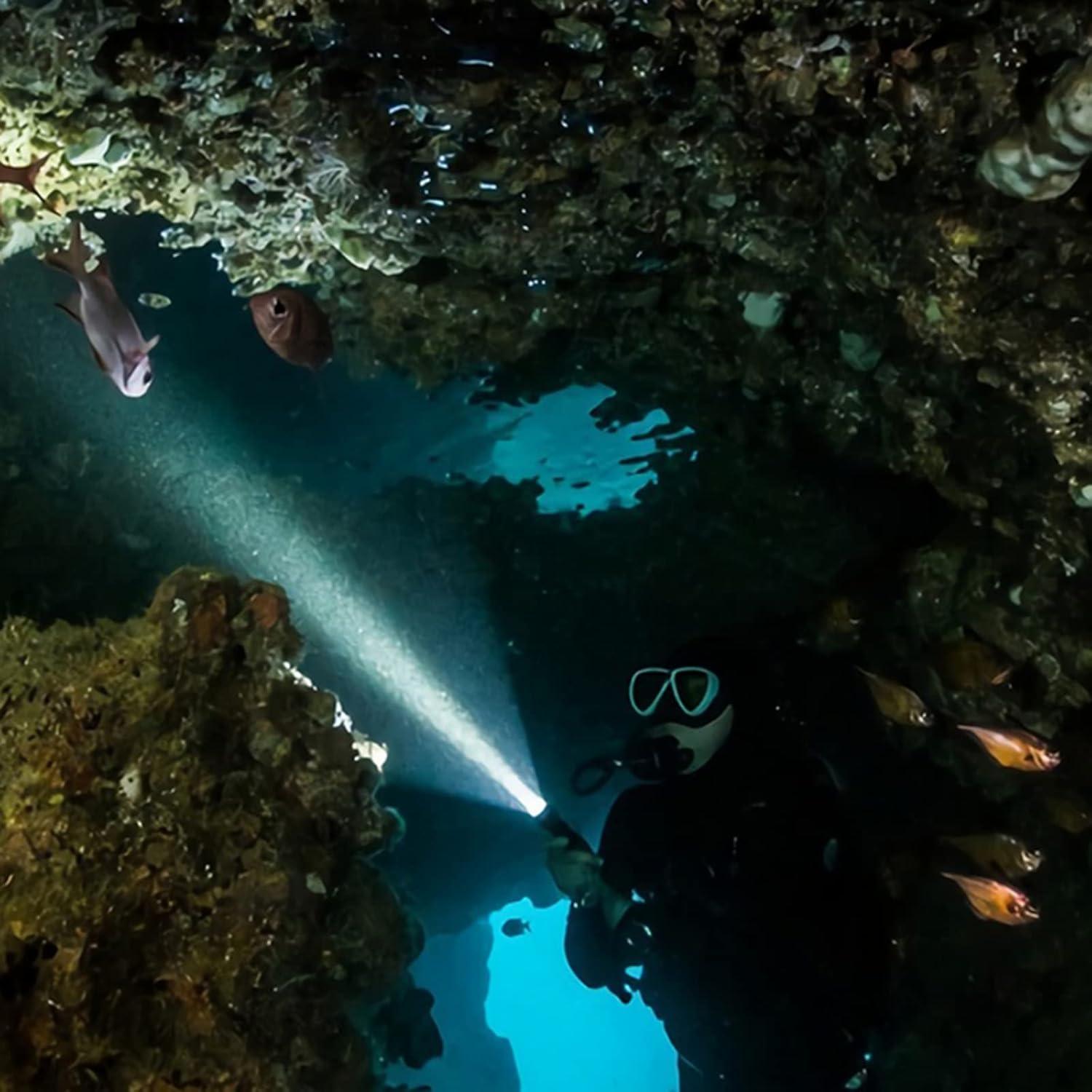 Linterna de Buceo WINDFIRE S3 5000LM IPX8 Recargable