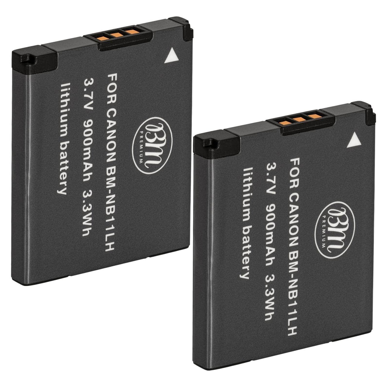 Paquete de 2 Baterías Recargables NB-11LH para Canon PowerShot