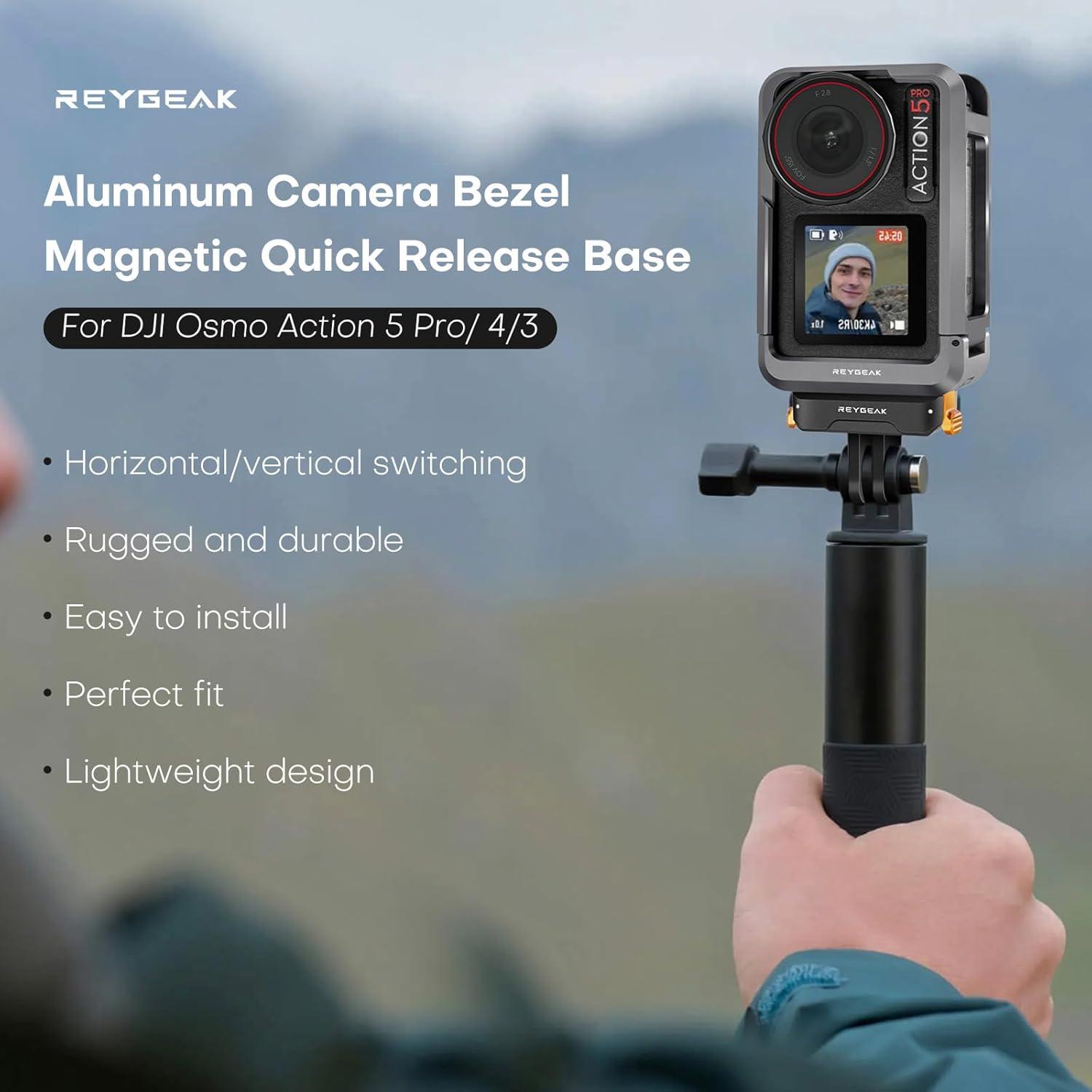 Jaula Metálica Ultraligera REYGEAK para DJI Action 5 Pro/4/3