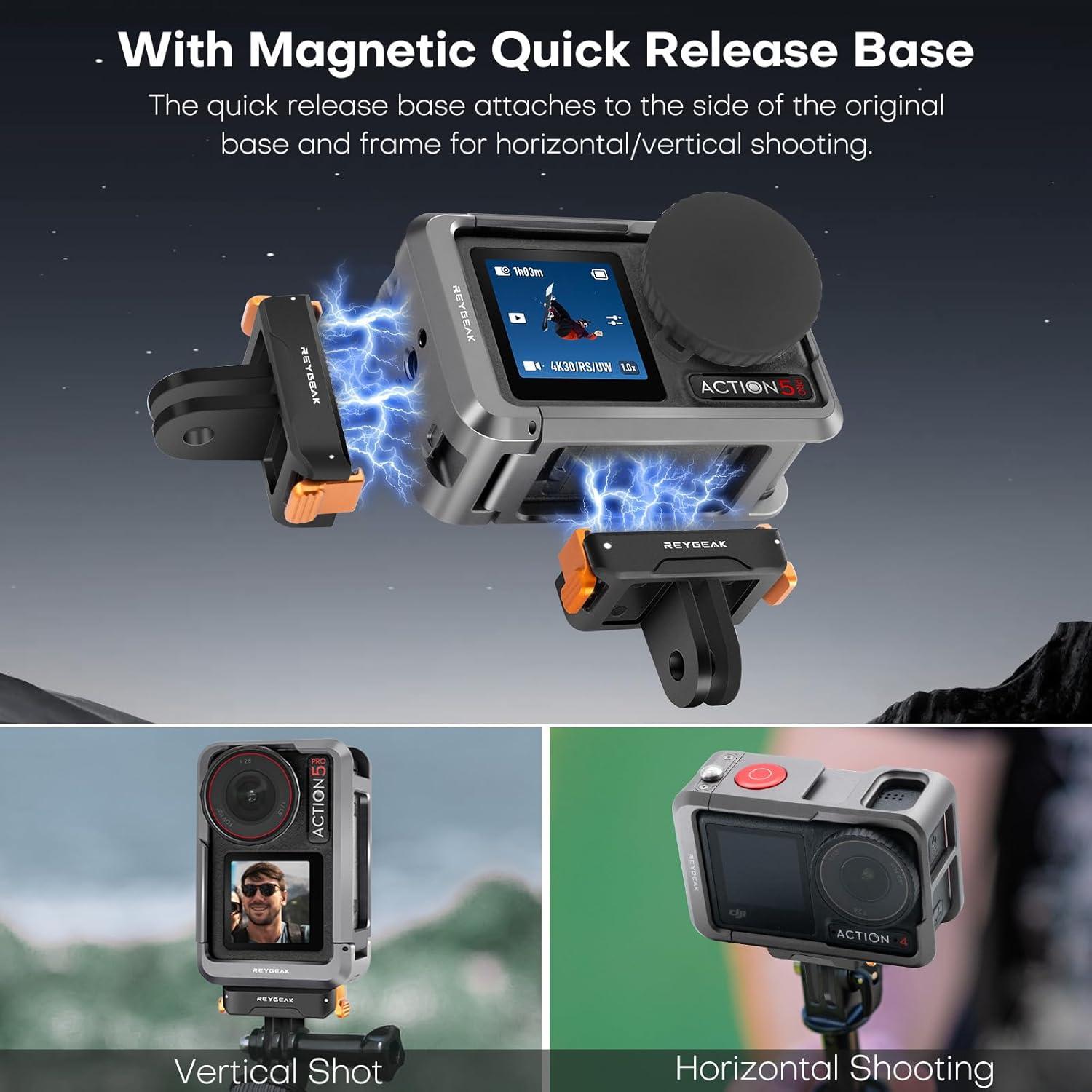 Jaula Metálica Ultraligera REYGEAK para DJI Action 5 Pro/4/3