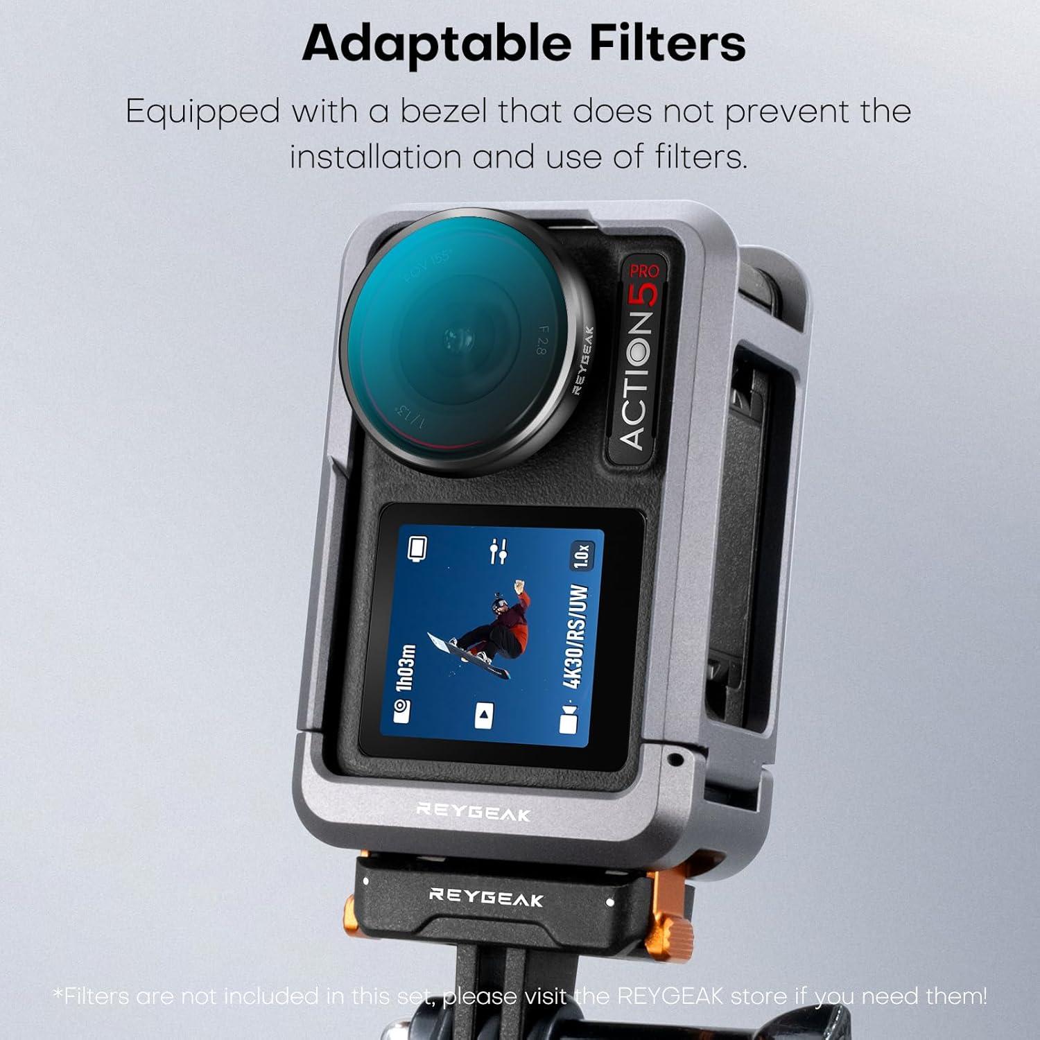 Jaula Metálica Ultraligera REYGEAK para DJI Action 5 Pro/4/3