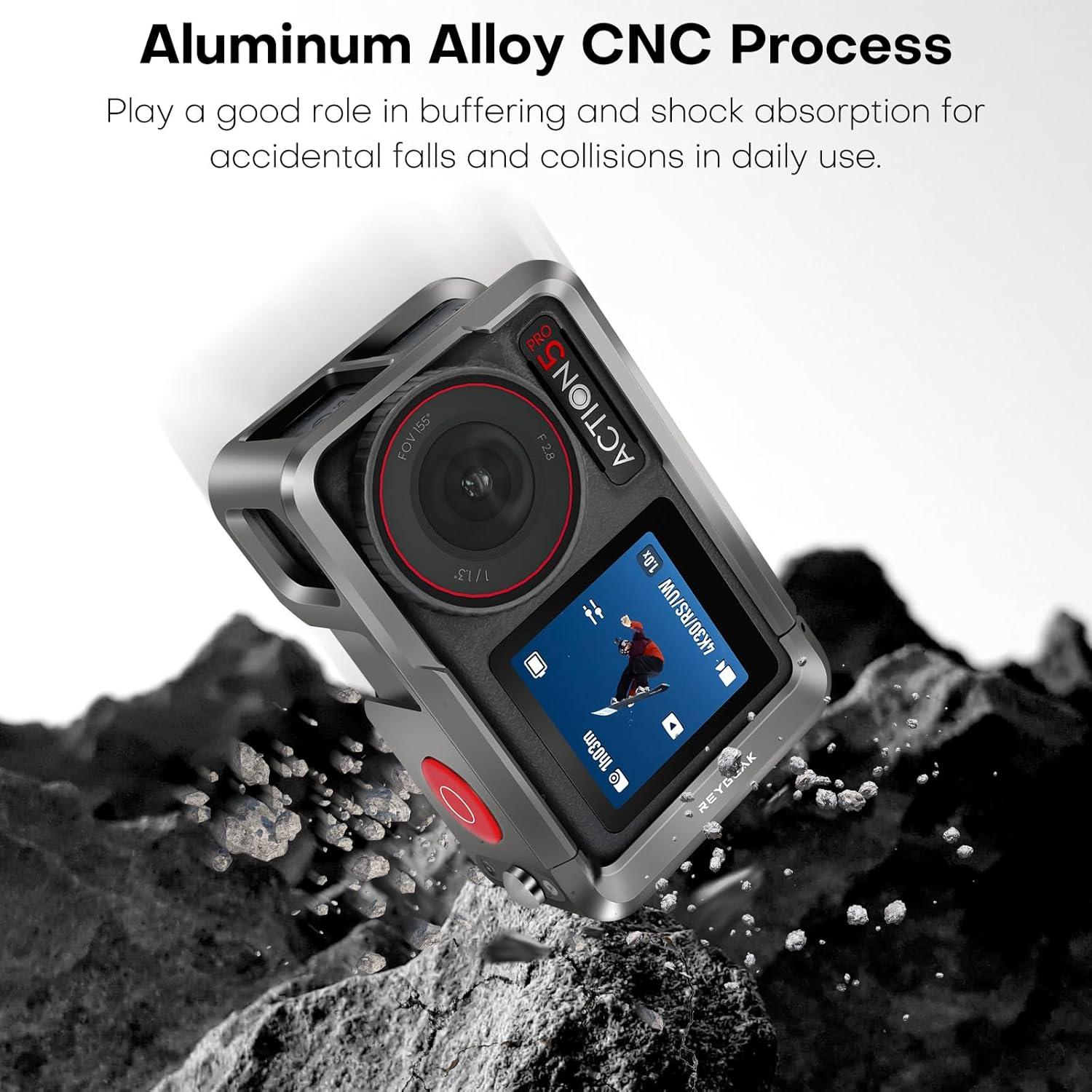 Jaula Metálica Ultraligera REYGEAK para DJI Action 5 Pro/4/3