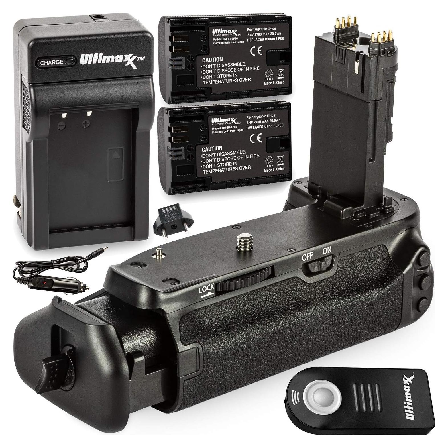 Grip de Batería Ultimaxx BG-E21 para Canon EOS 6D Mark II