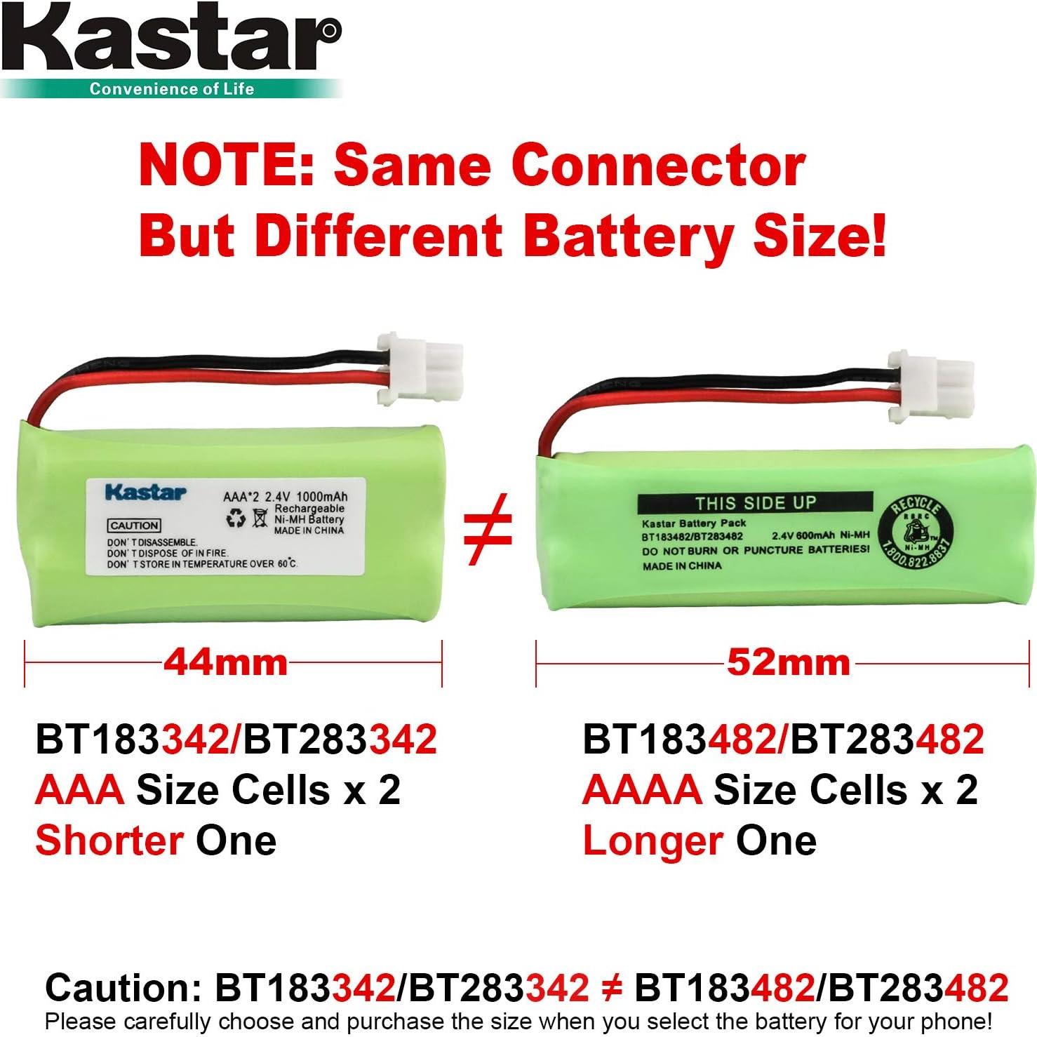 Batería Inalámbrica Kastar 6Pack Ni-MH 2.4V 600mAh para Vtech