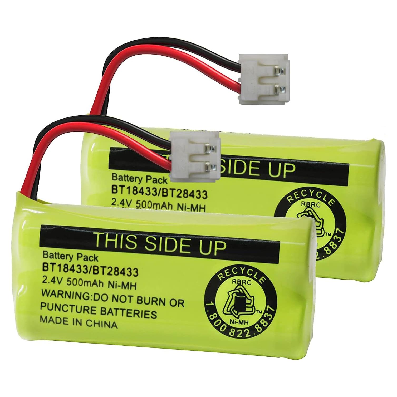 Paquete de 2 Baterías de Reemplazo Cerepros 2.4V 500mAh