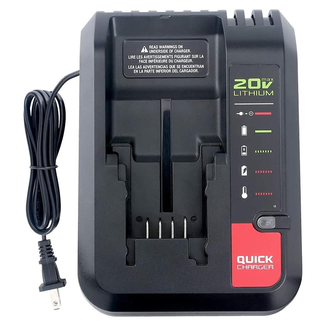 Cargador de Batería 20V MAX Porter-Cable PCC692L Compatible