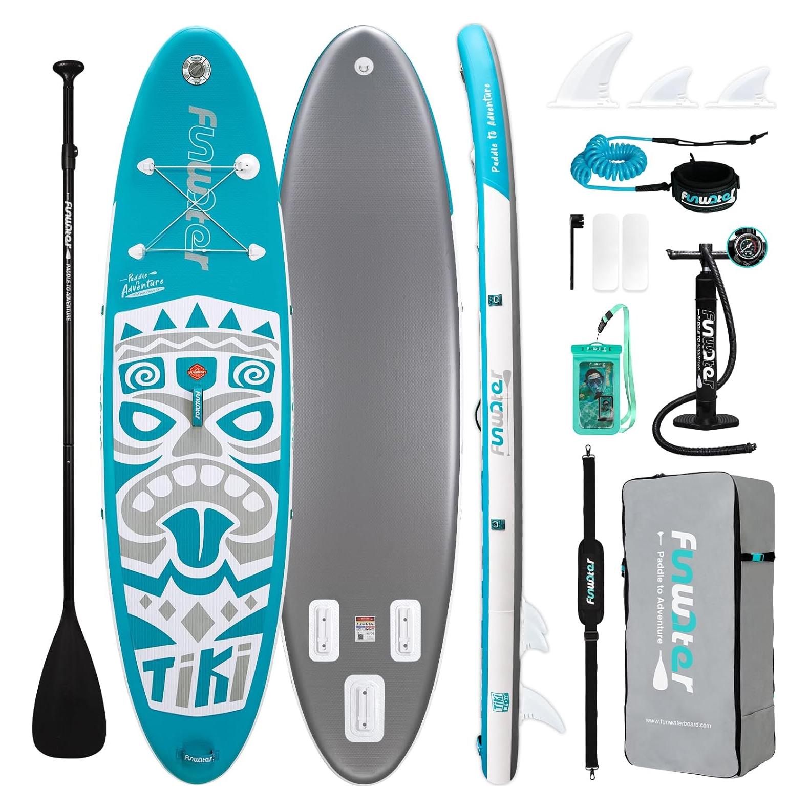 FunWater Tabla Paddle Inflable 320x84 cm Antideslizante