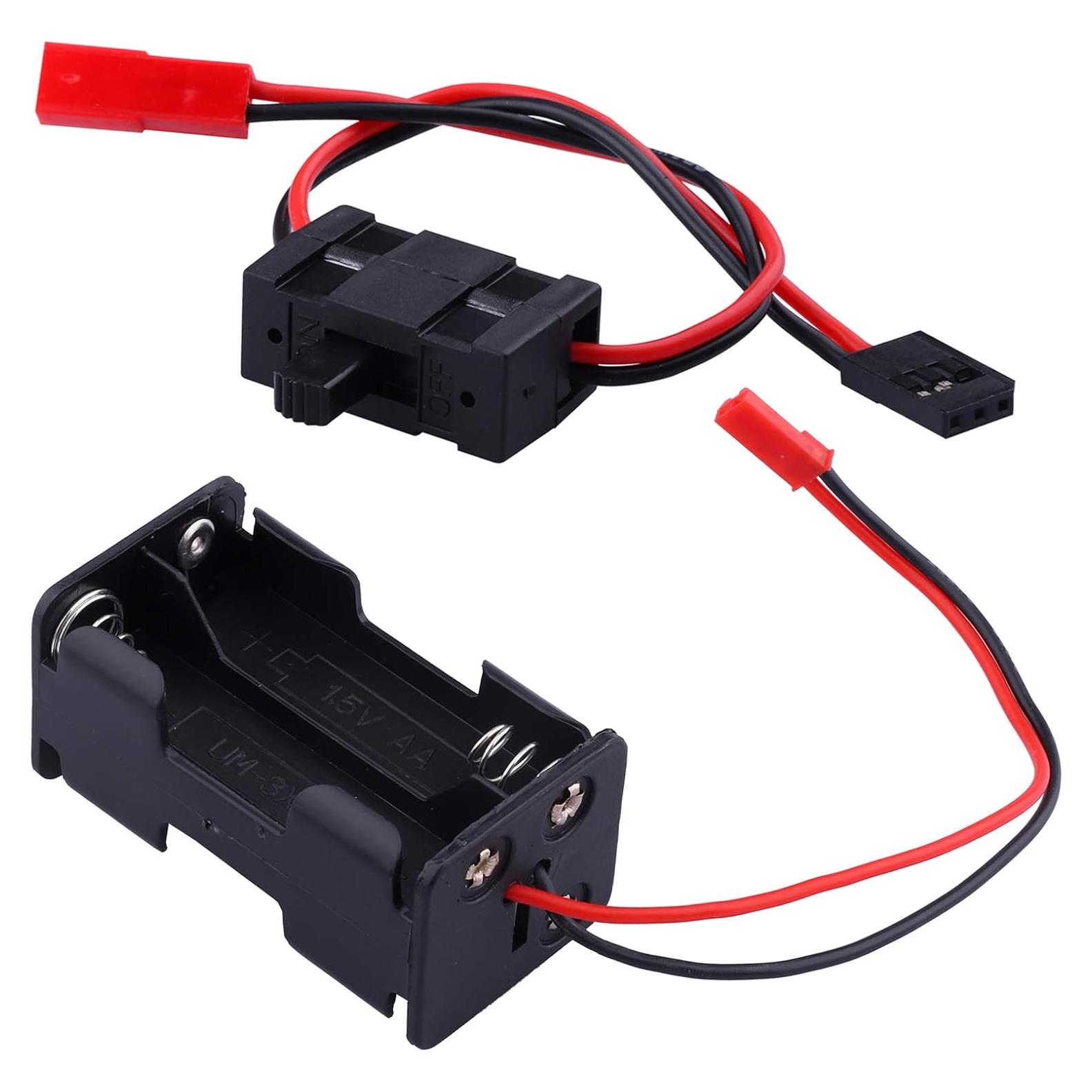 Soporte de Batería AA HobbyPark con Interruptores On/Off