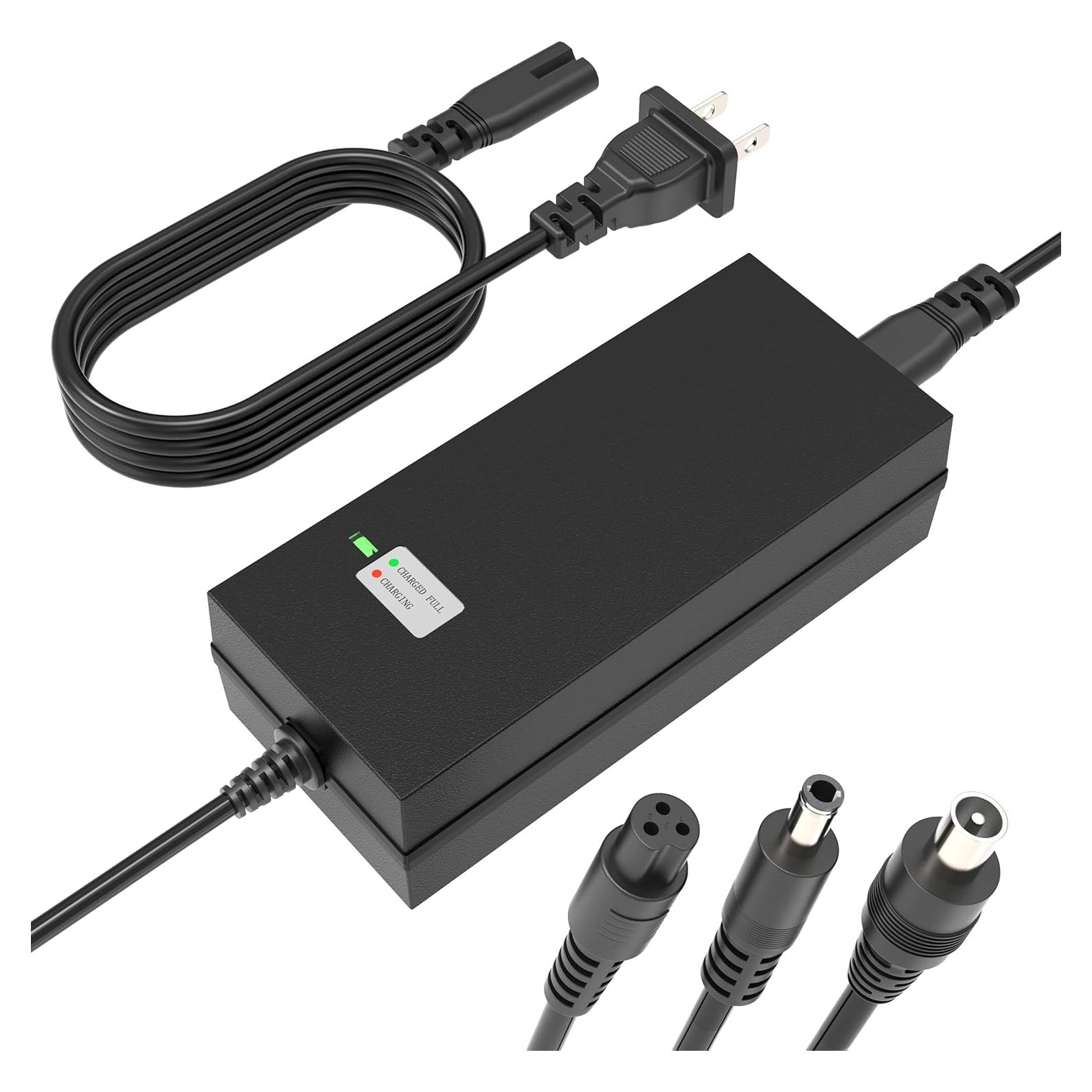 Cargador Universal 42V 2A para Batería Litio 36V - 3 Enchufes