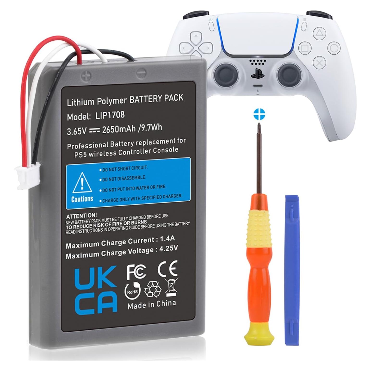 Batería de Reemplazo Hisewen LIP1708 2650mAh para PS5