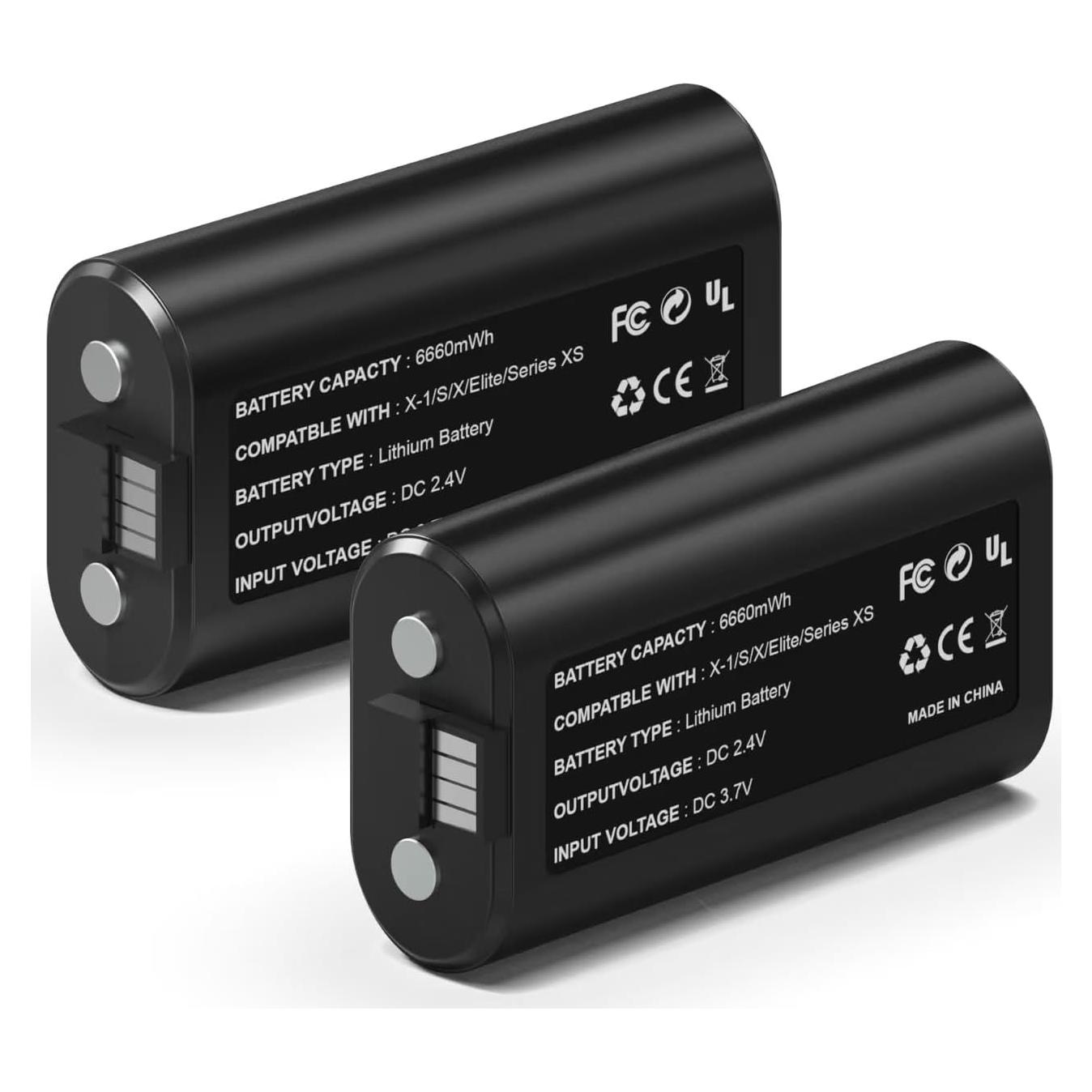 Batería Recargable 2x6660mWh Wzygdzsw para Xbox Series X/S