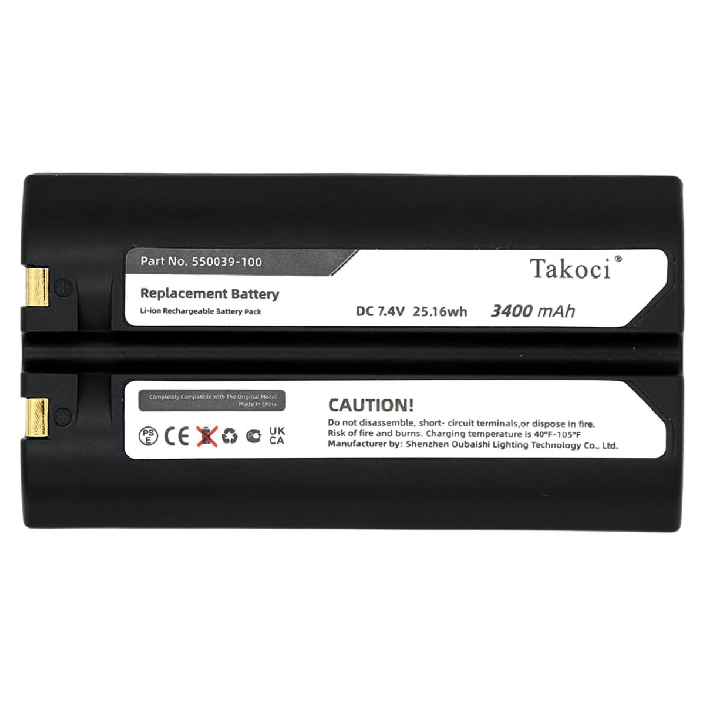 Batería de Reemplazo TAKOCI HON5003-Li 7.4V 3400mAh Li-ion