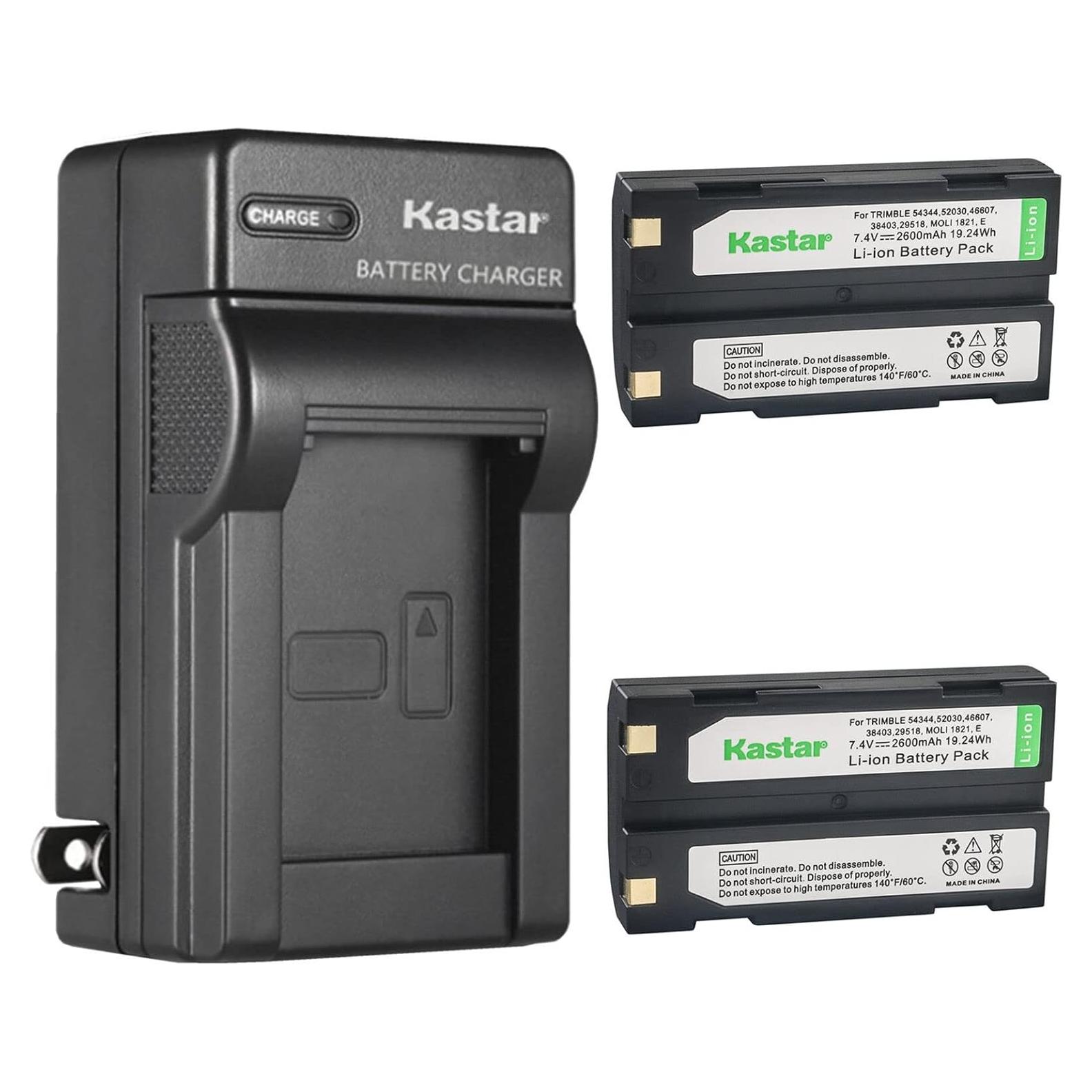 Kastar Cargador y 2 Baterías Litio-Ion 2600mAh 7.4V
