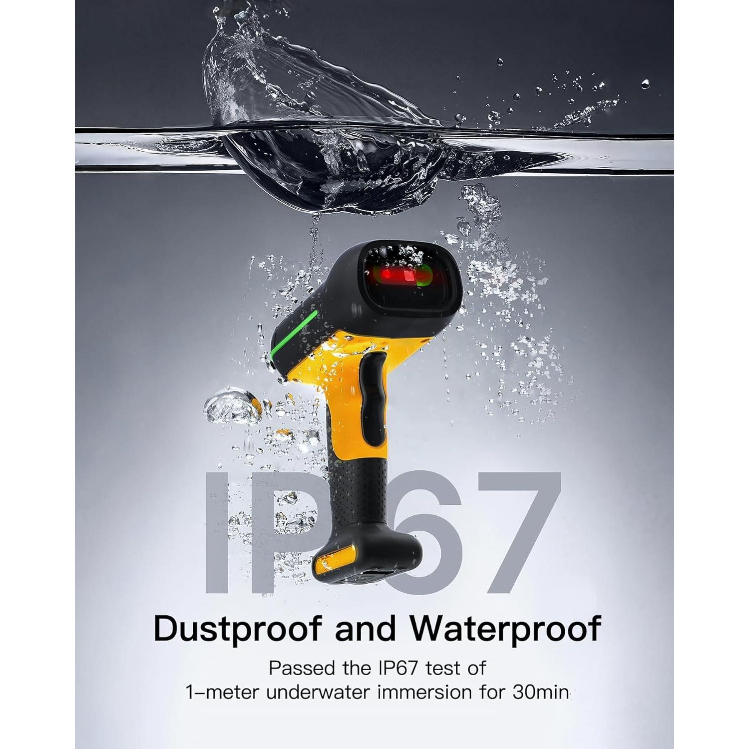 Escáner de Código de Barras Inateck BCST-75S Inalámbrico IP67