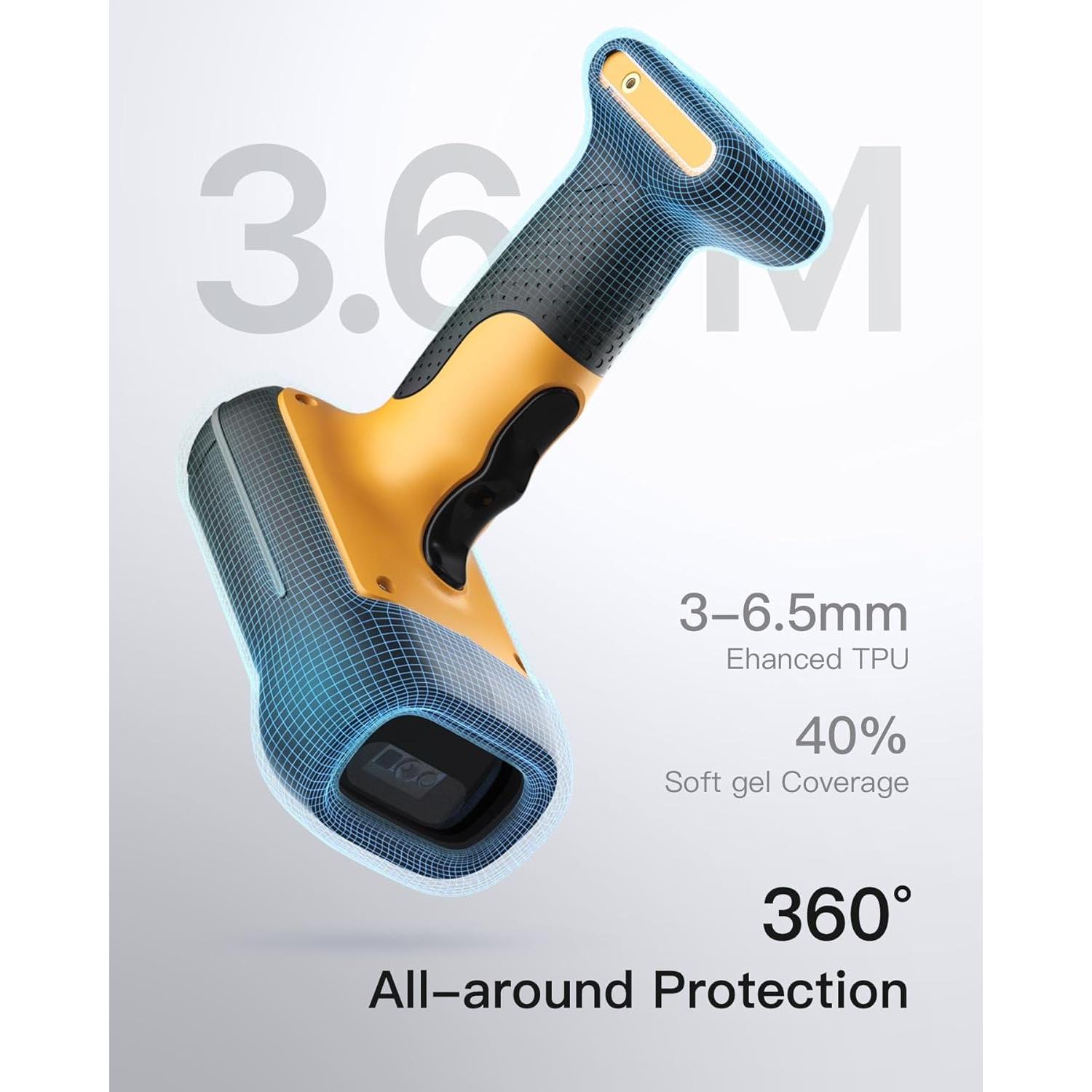 Escáner de Código de Barras Inateck BCST-75S Inalámbrico IP67