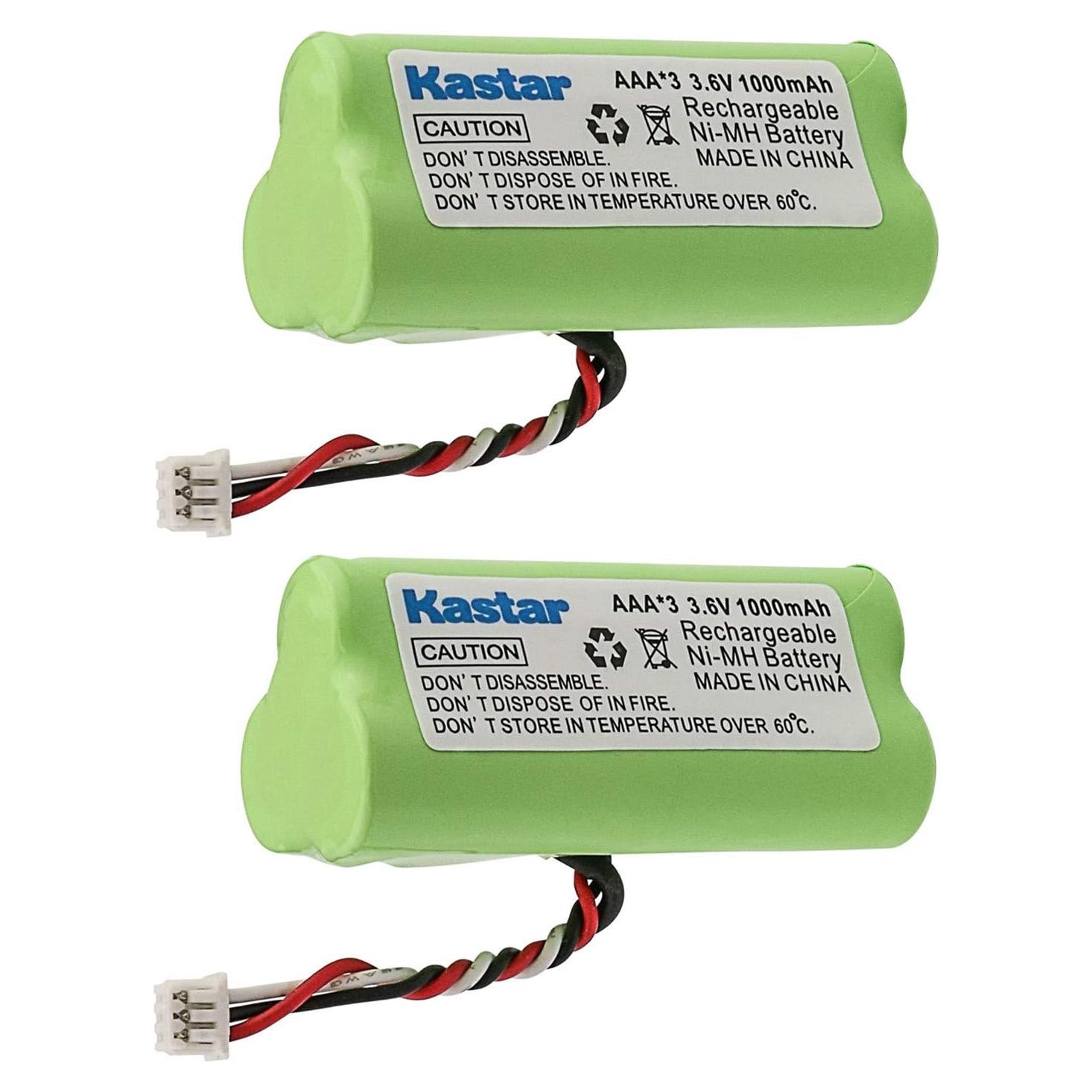 Baterías Recargables Kastar AAA 3.6V 1000mAh Ni-MH 2-Pack