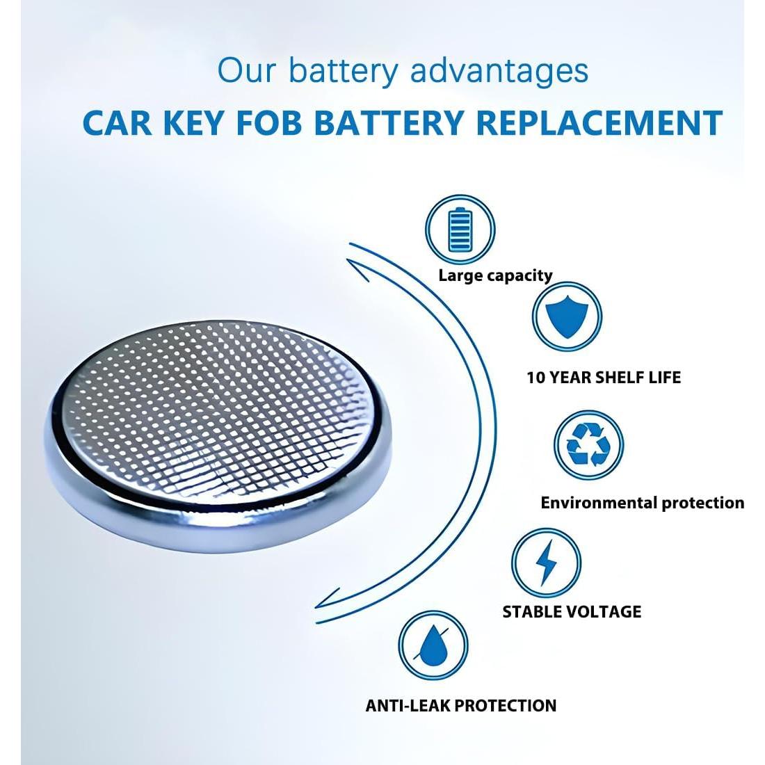 Batería de Llave Volkswagen CR2032 - 2 Piezas Compatible