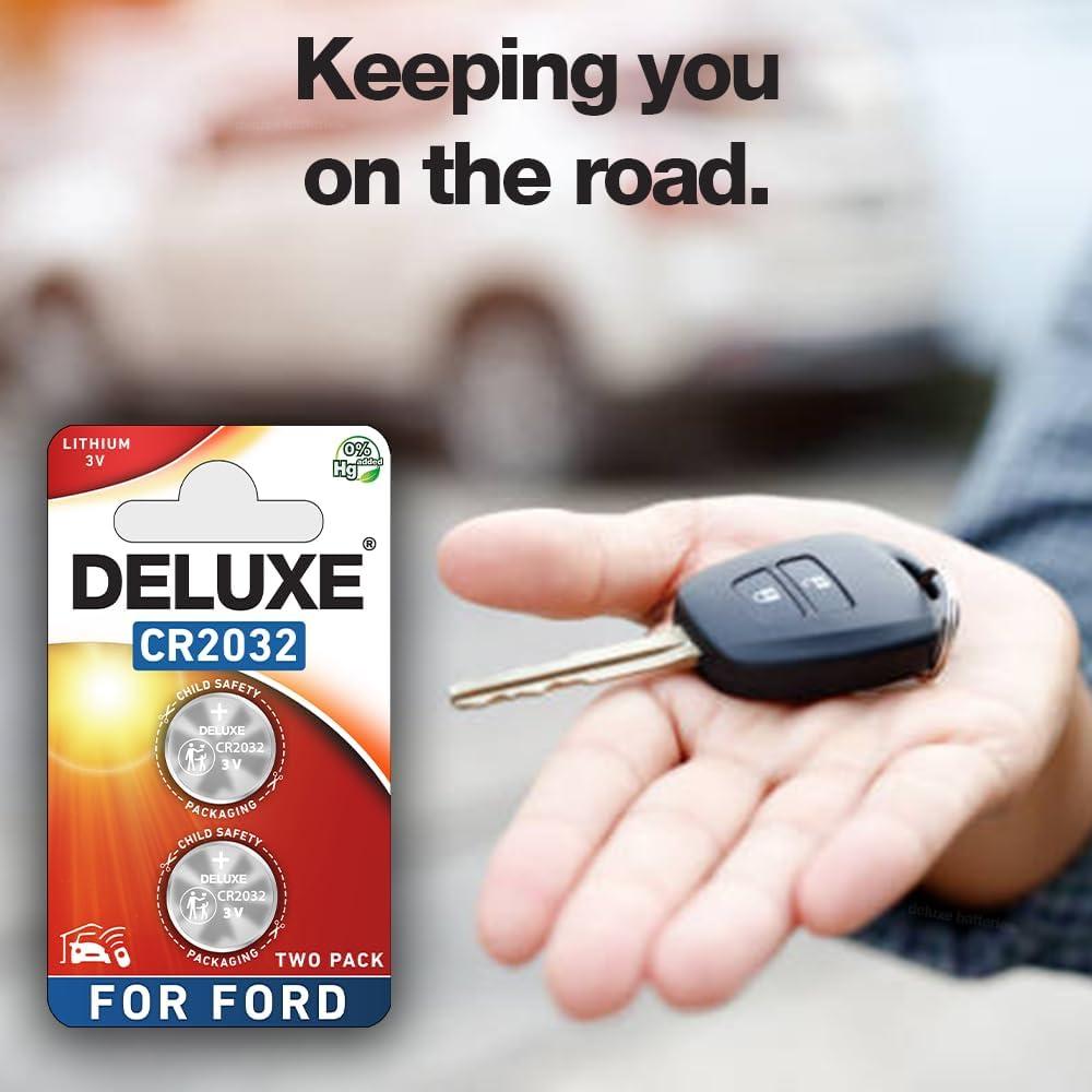 Batería CR2032 para Llave Remota Ford Deluxe - Fácil Instalación