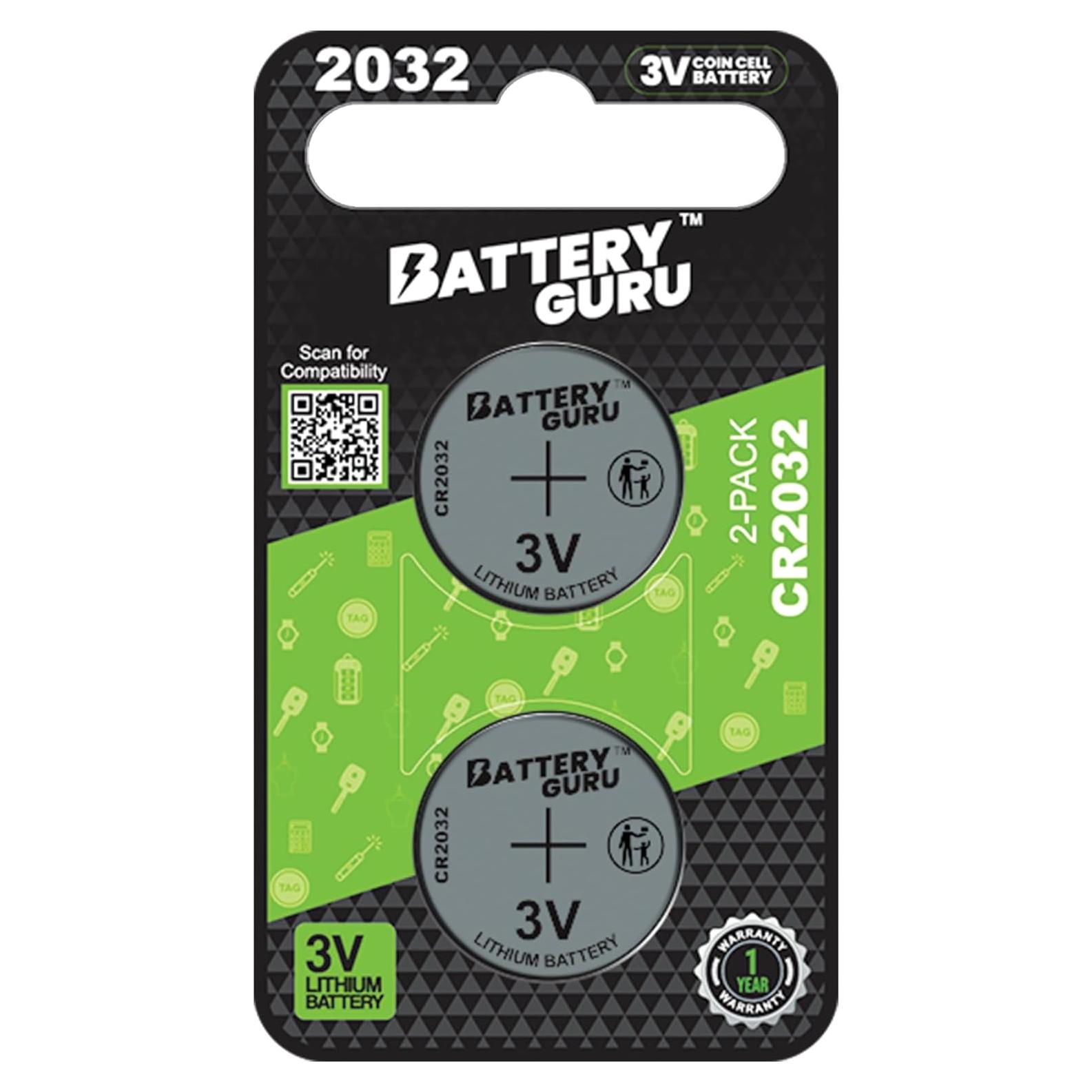 Baterías de Reemplazo para Llave Nissan Altima 2007-2023 - 2 Pzas CR2032 3V