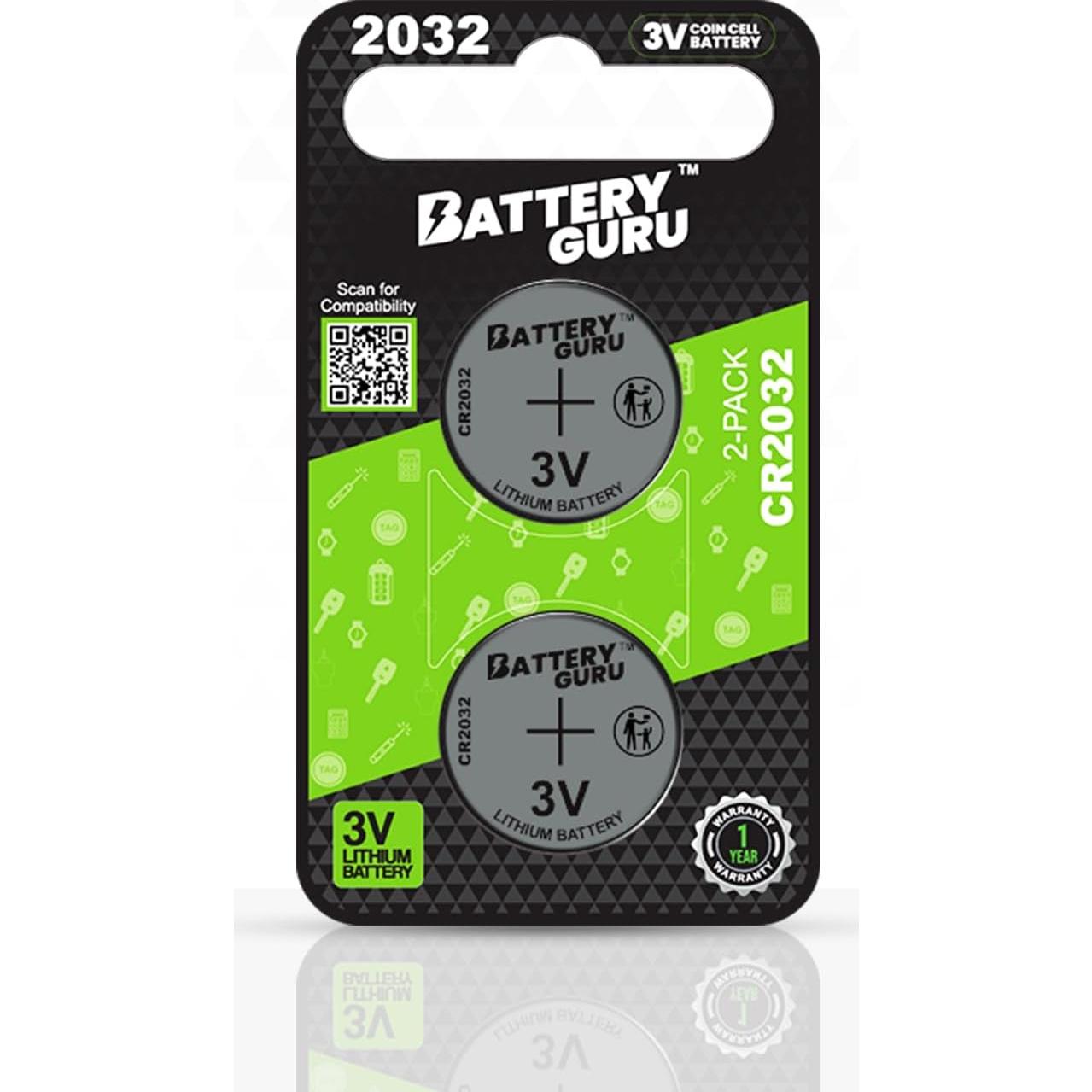 Baterías de Reemplazo para Llave Nissan Altima 2007-2023 - 2 Pzas CR2032 3V