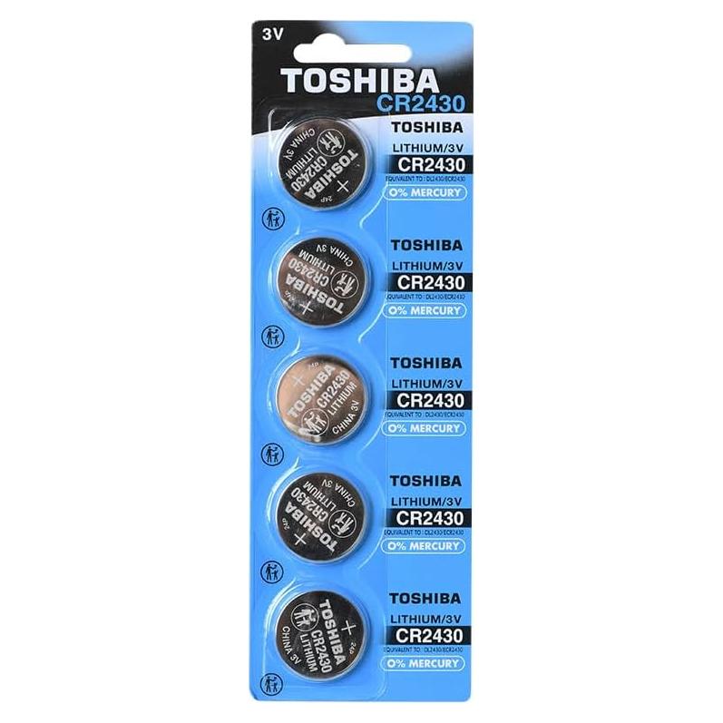 Batería de Litio Toshiba CR2430 3V - 4 Unidades