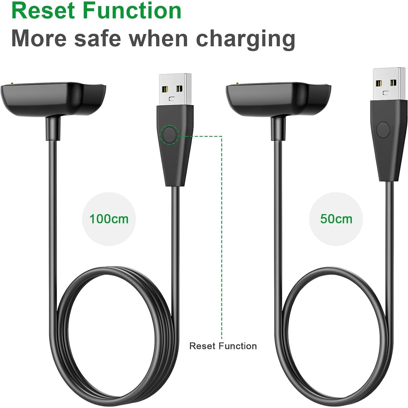 Cable de Carga AK 2Pack para Charge 6/5/Luxe 50cm+100cm