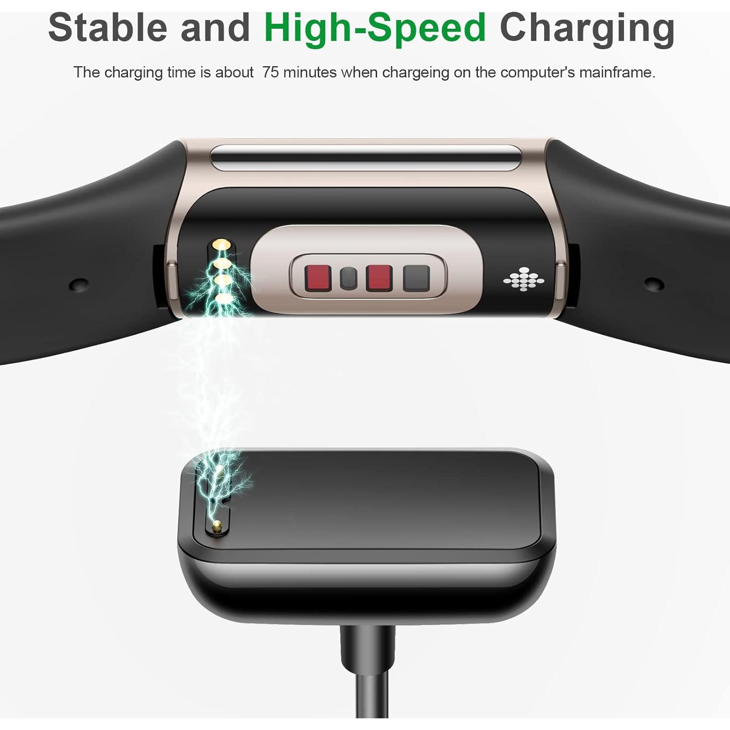 Cable de Carga AK 2Pack para Charge 6/5/Luxe 50cm+100cm