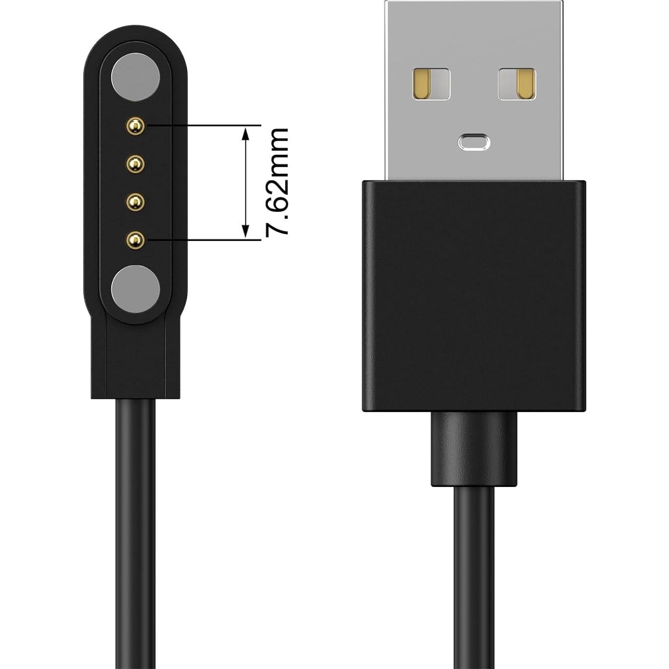 Cable de Carga Magnético Meliya 1.01m para Auriculares y Relojes