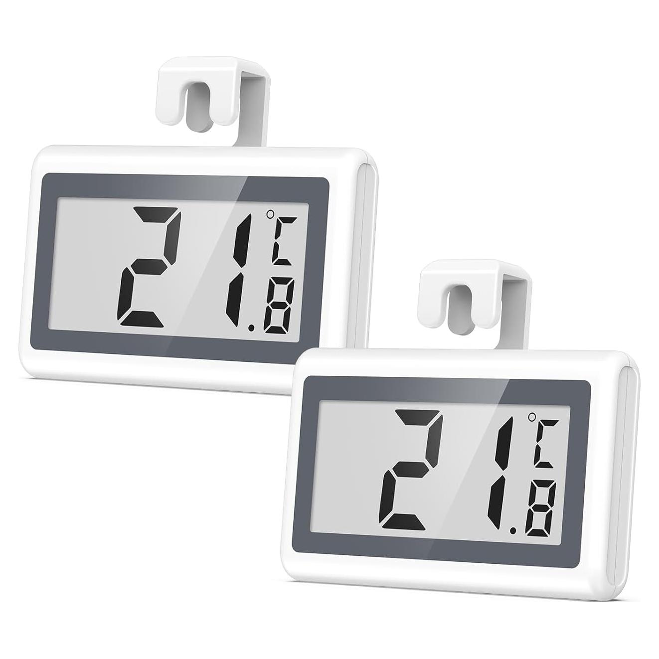 Termómetro Digital Magnético ORIA para Refrigerador - Paquete de 2