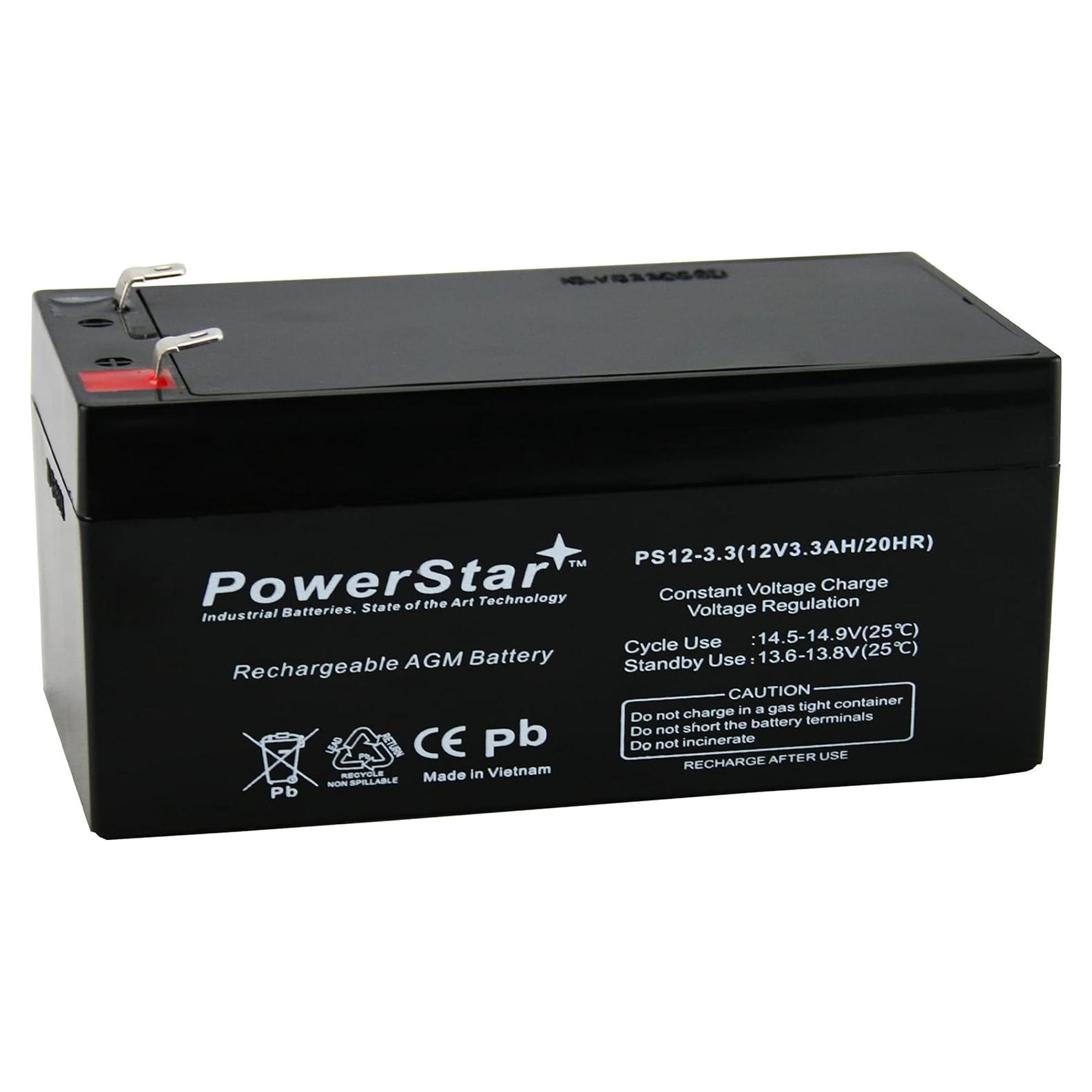 Batería PowerStar 12V 3.3Ah para Cortadora de Césped Toro