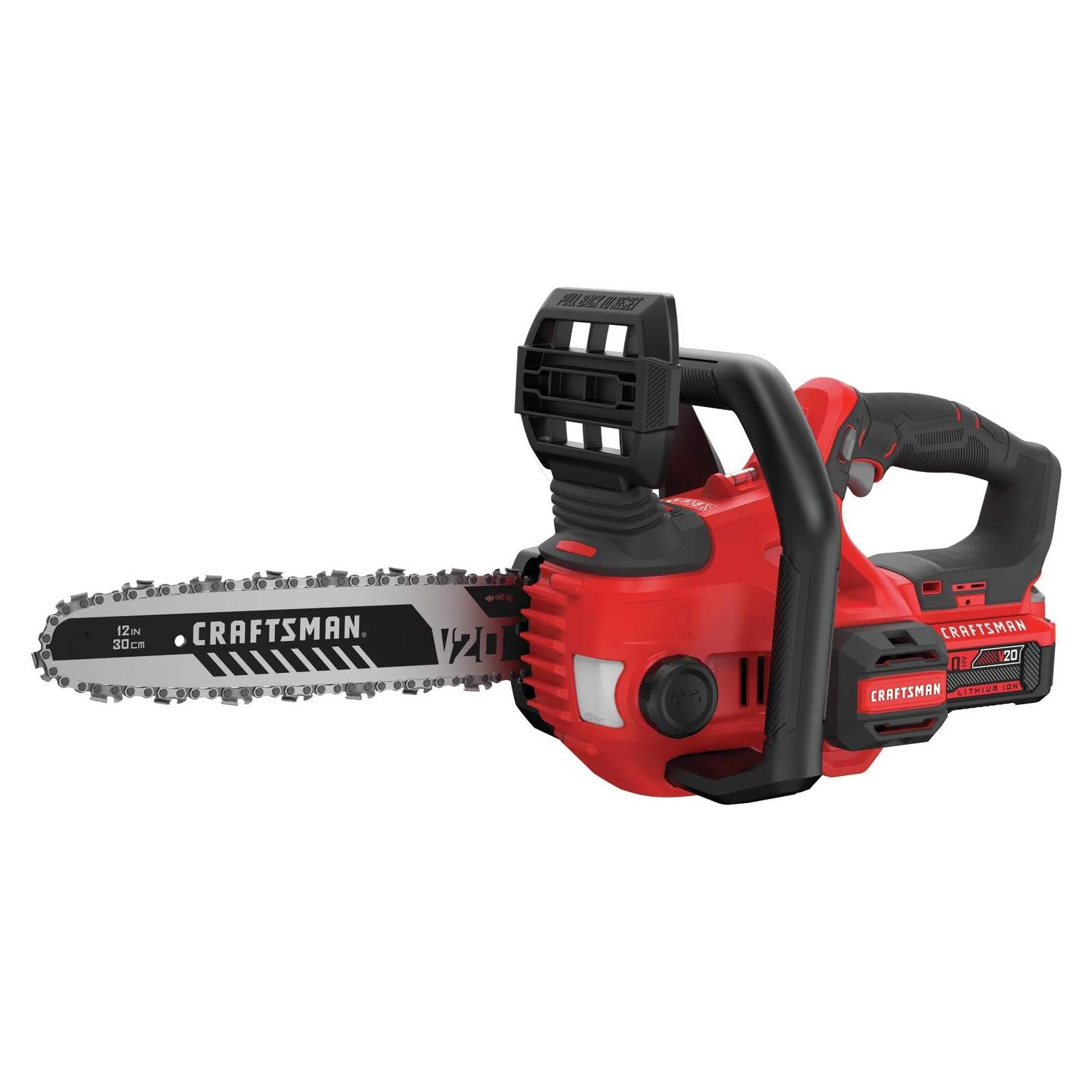 Sierra de Cadena Inalámbrica CRAFTSMAN V20 30.48 cm con Batería