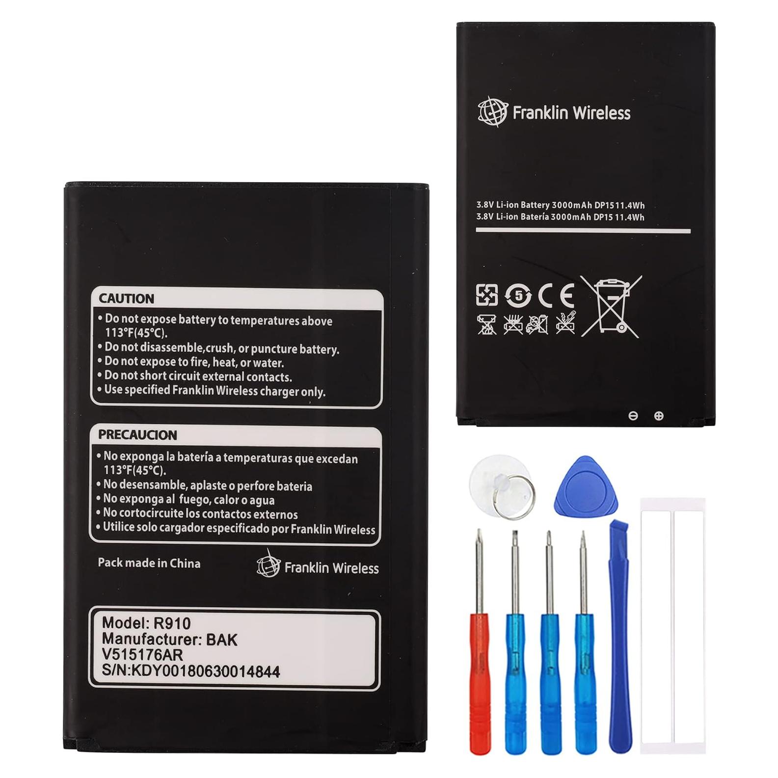 Batería de Reemplazo R910 Franklin Wireless 4500mAh