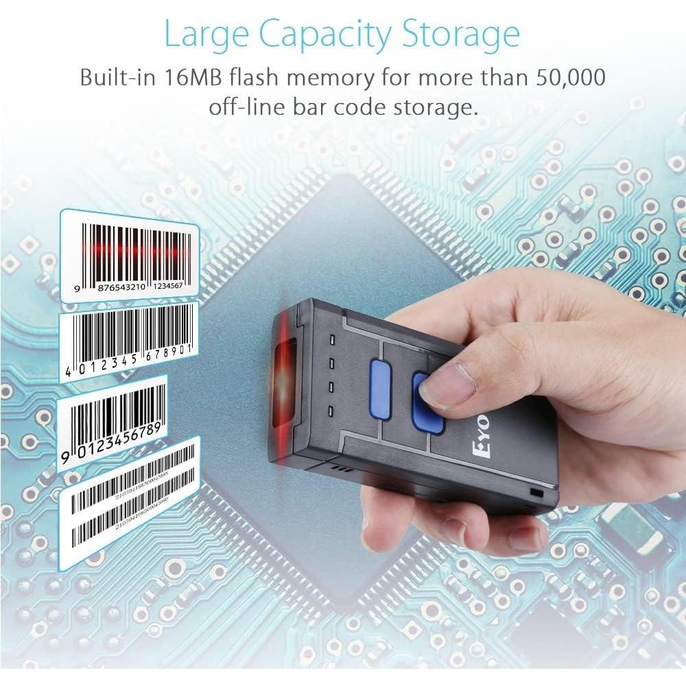 Escáner de Código de Barras Inalámbrico Eyoyo EY-2877CCD