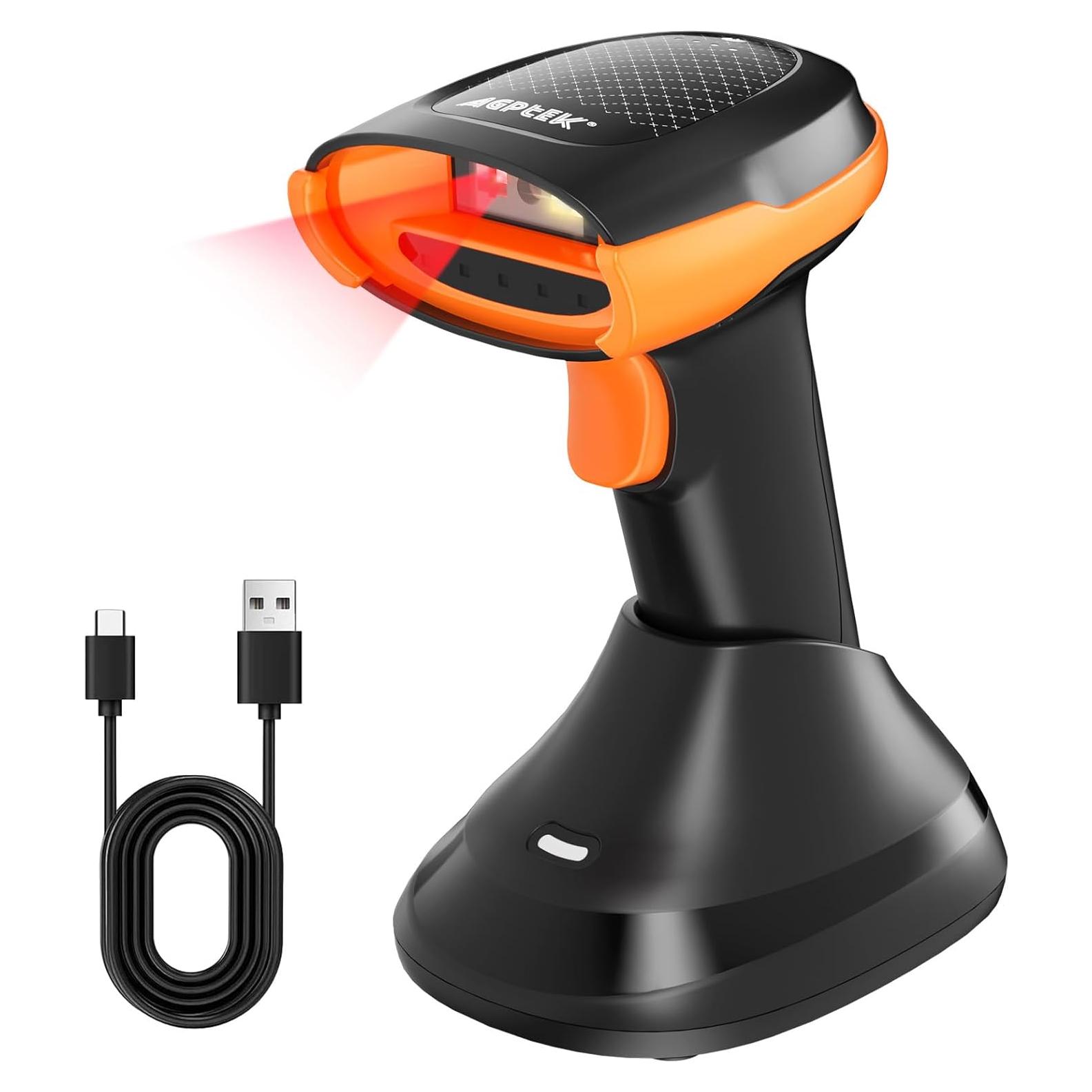 Escáner de Código de Barras Inalámbrico AGPTEK 2D/1D Bluetooth