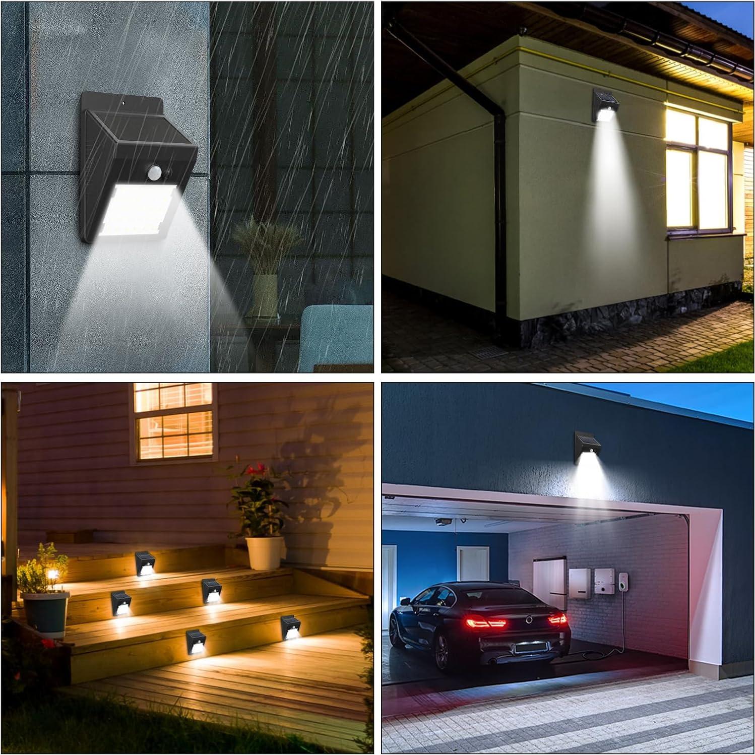 Panel Solar de Reemplazo VersaGenius 2 Piezas LED Blanco Cálido