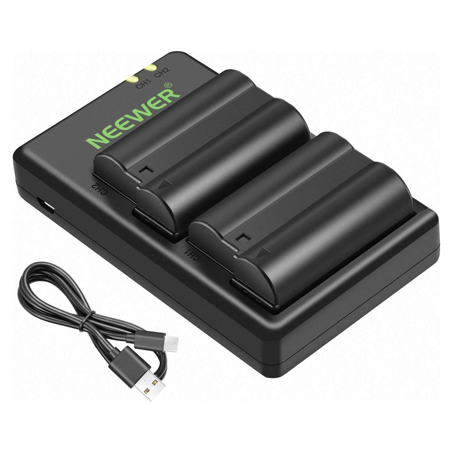 Juego de Batería y Cargador NEEWER EN-EL15 para Nikon