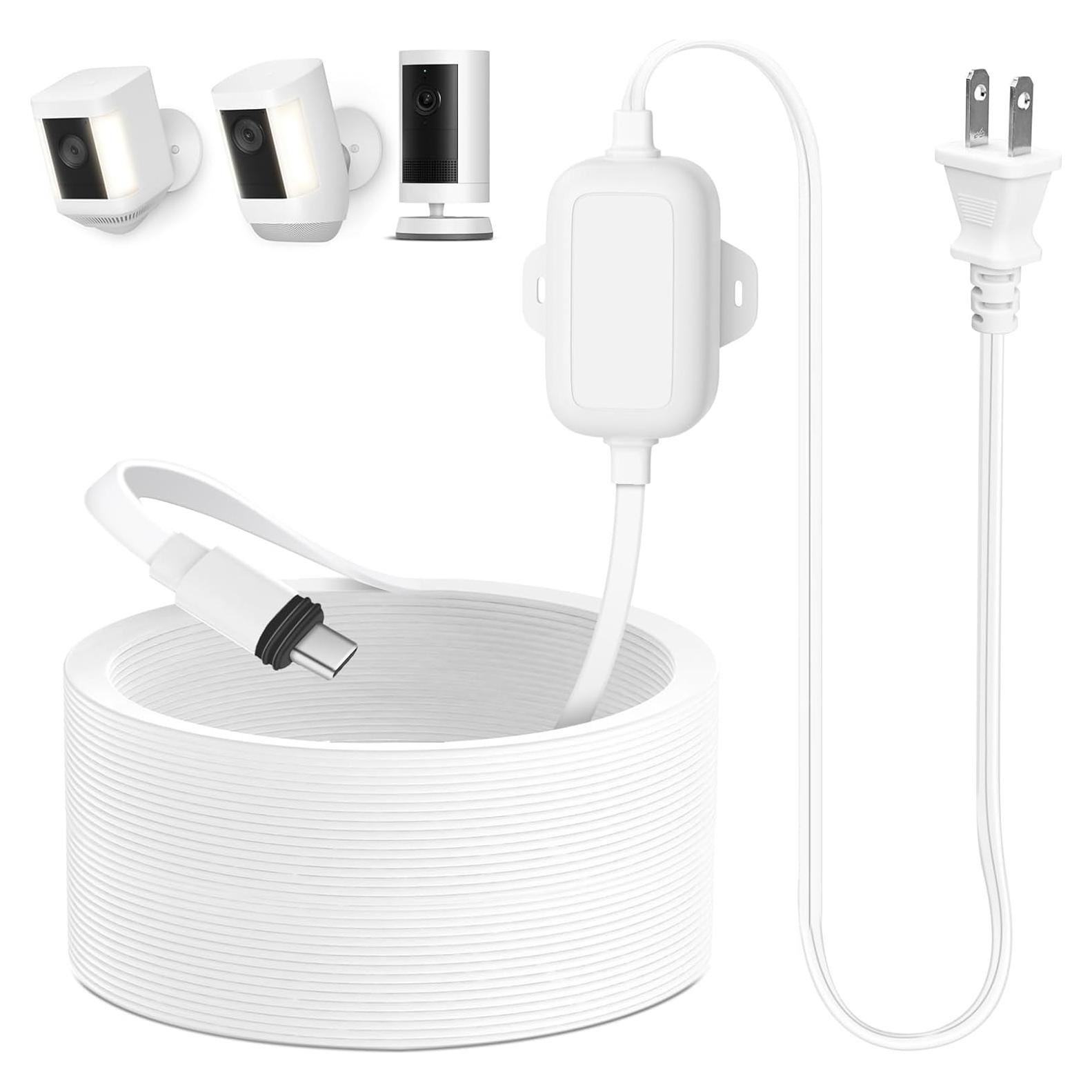 Adaptador de Poder 9.14m para Ring Spotlight Cam Plus/Pro