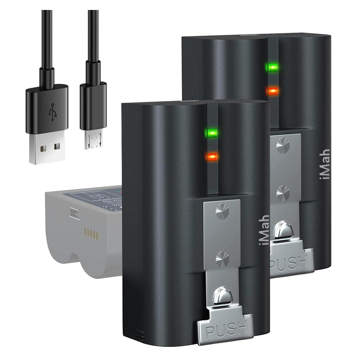 Batería Recargable iMah para Cámara Ring 2/3/4 - Paquete de 2