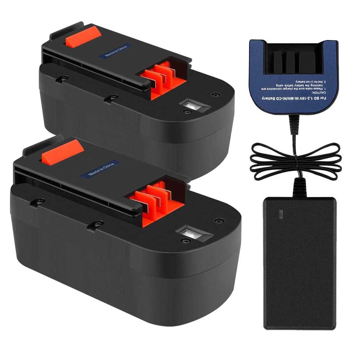 Batería Ni-MH 18V 3.5Ah Exmate + Cargador Compatible Black & Decker